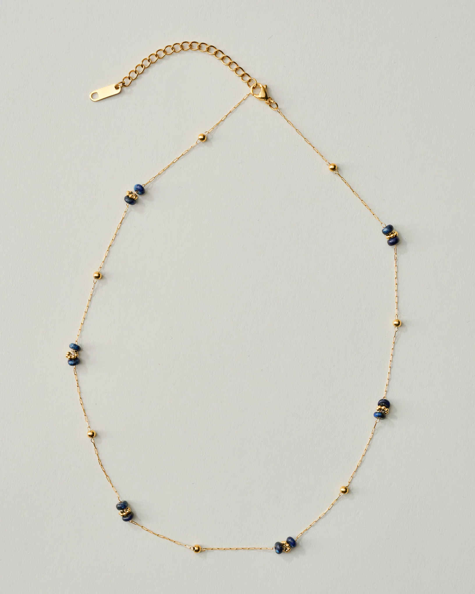 Dainty Natural Stone Beaded Necklace