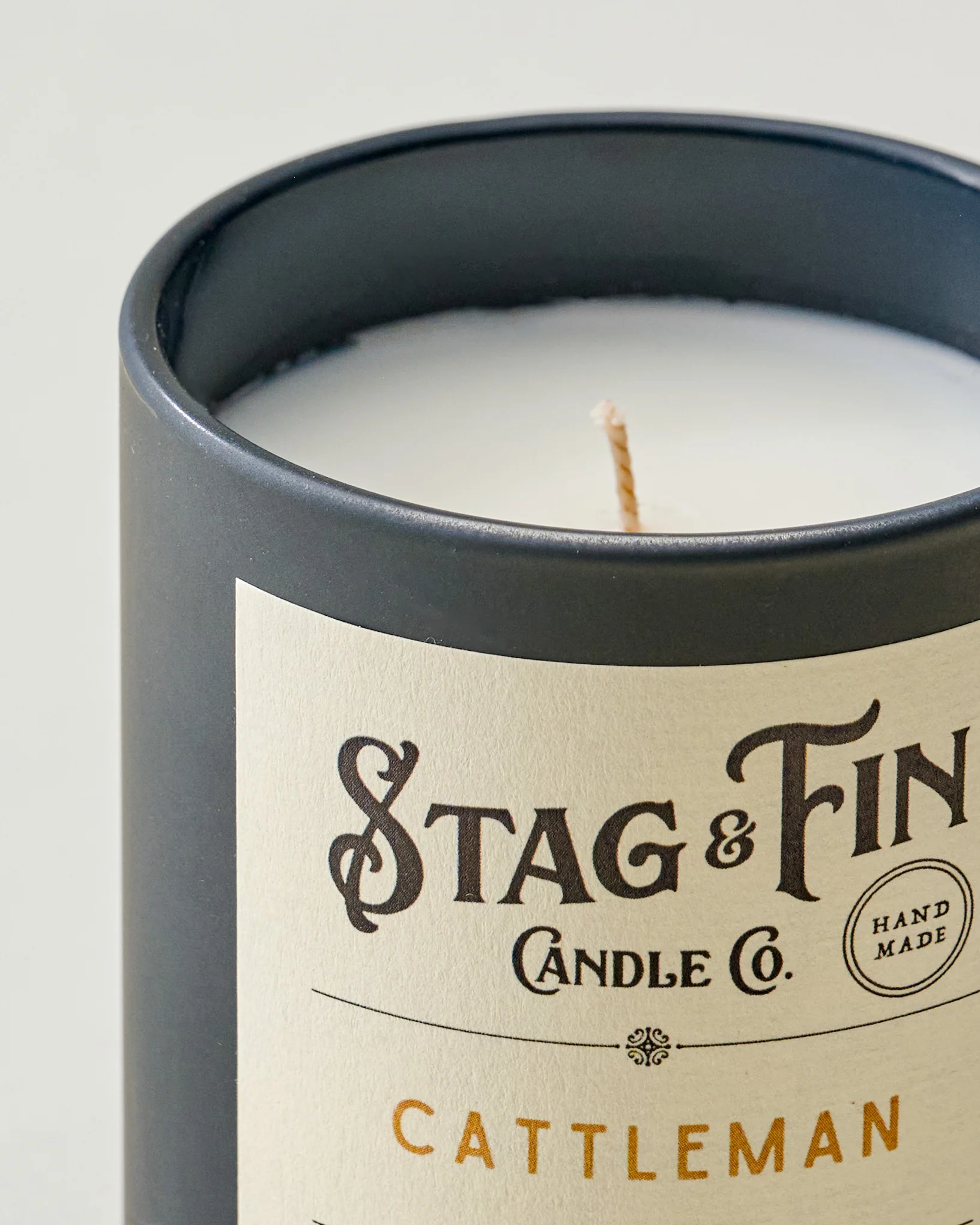 Stag and Fin Cattleman Candle