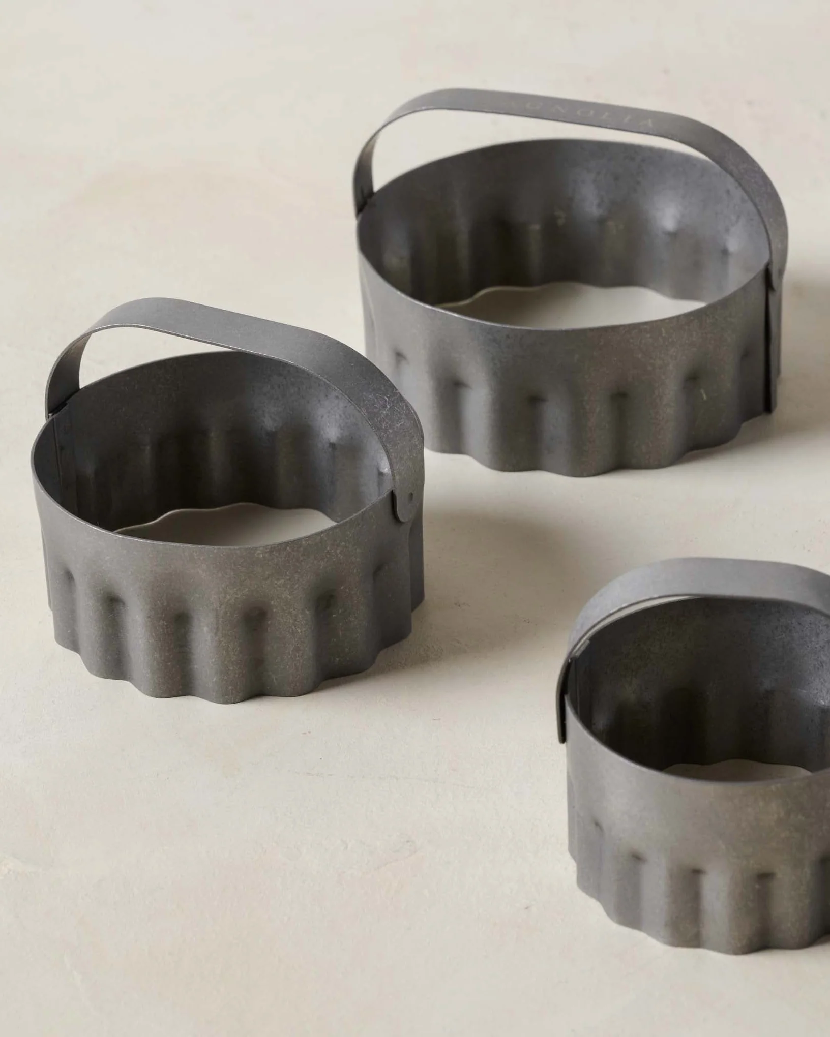 Magnolia Fluted Biscuit Cutters