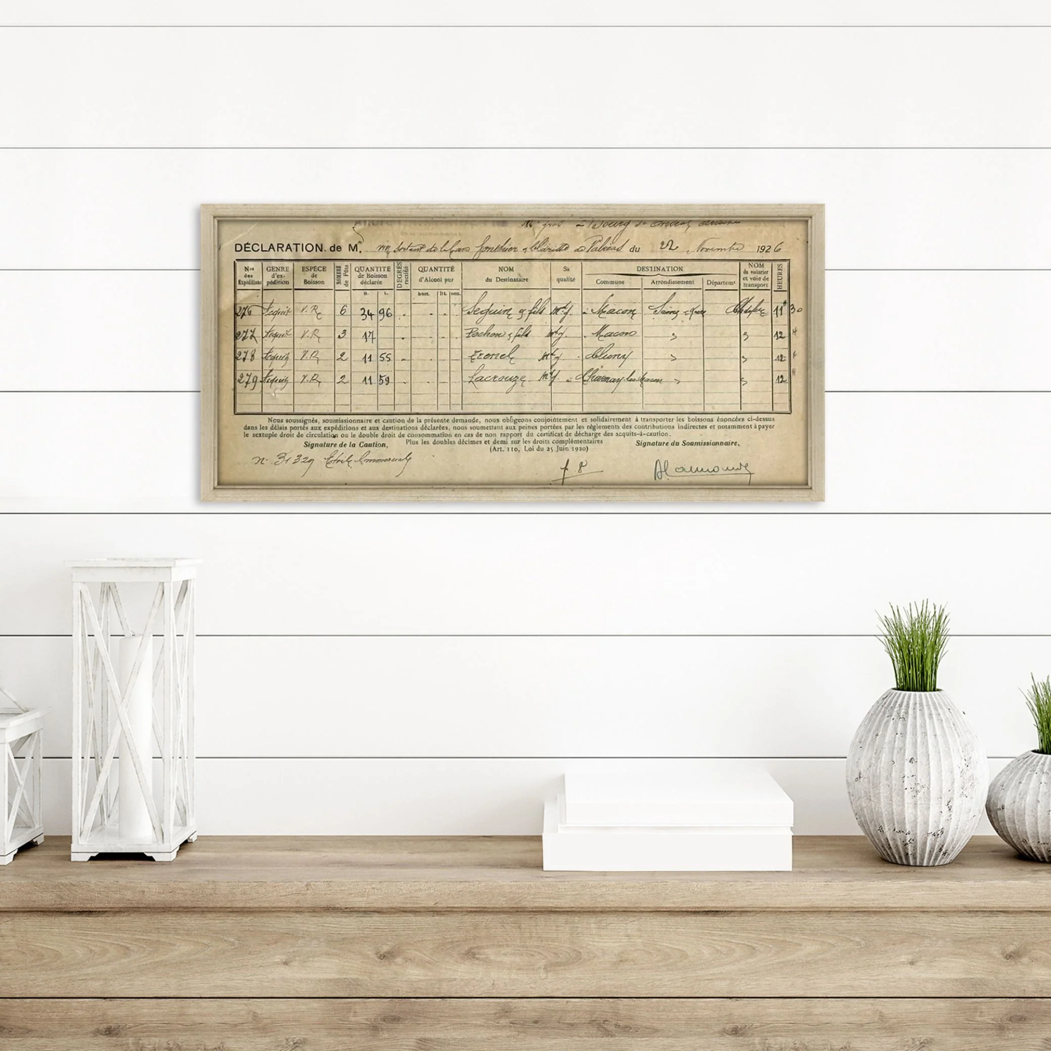 Vintage French Deposit