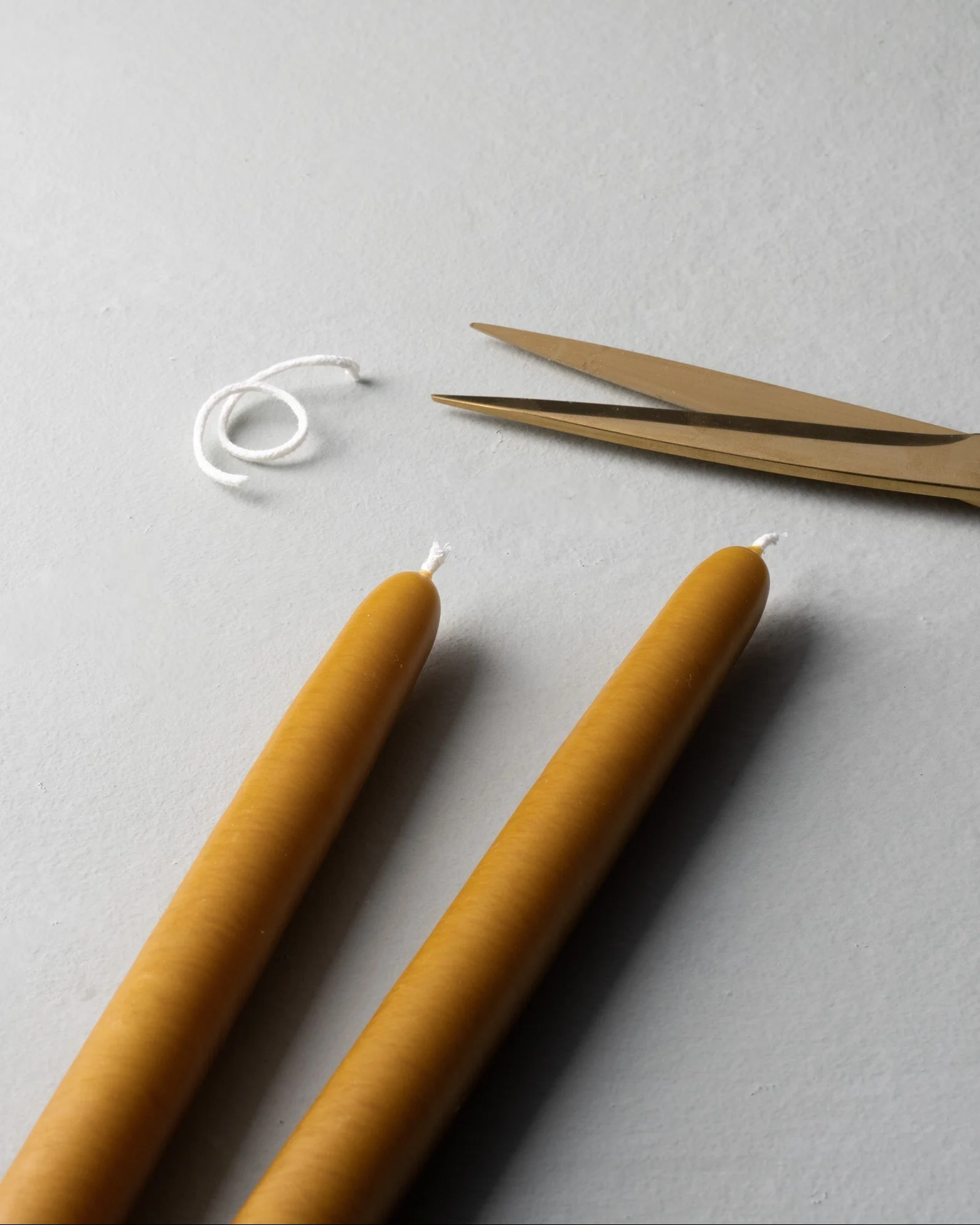 10" Hand Dipped Spun Finish Tapers