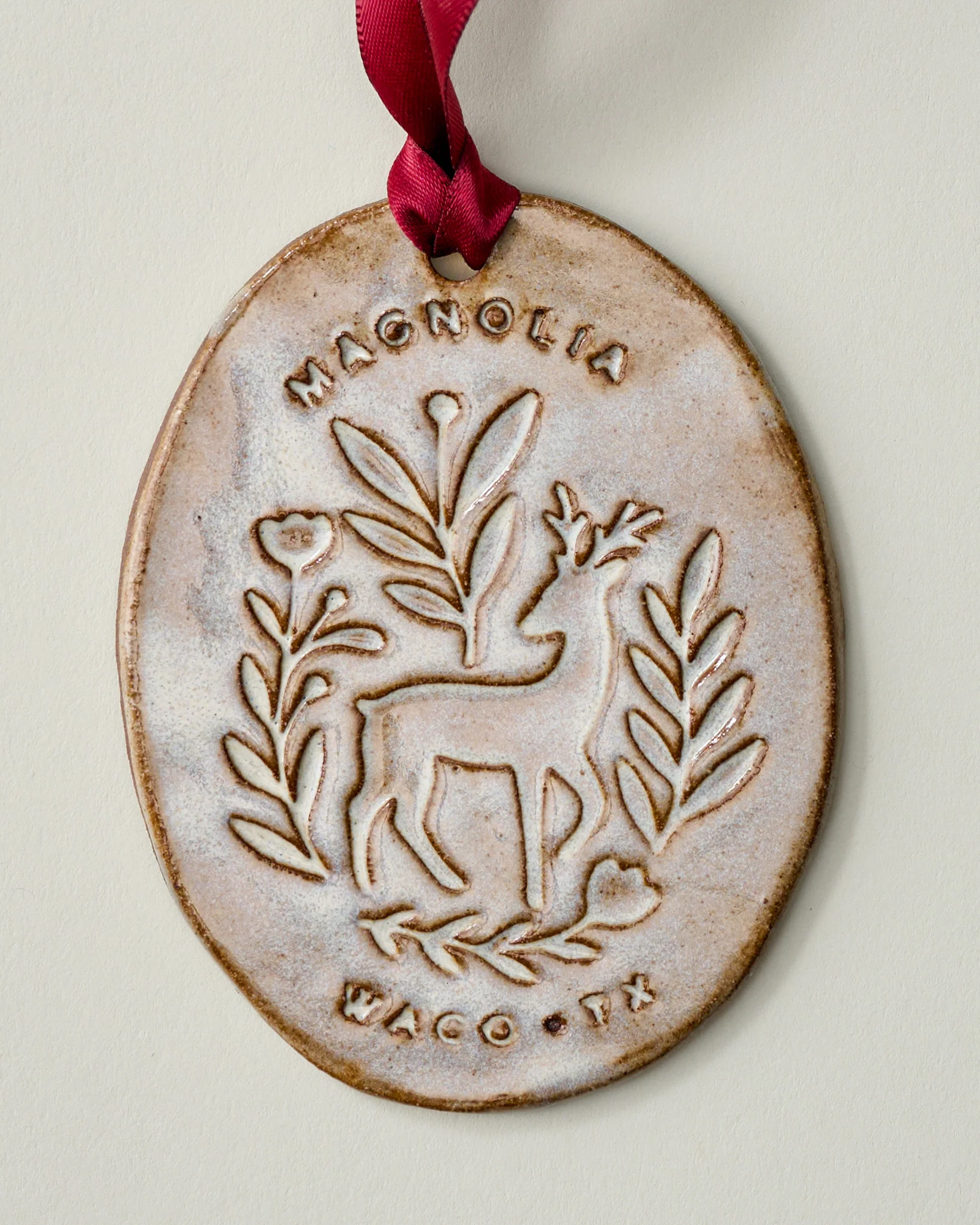 Black Oak Deer Ornament