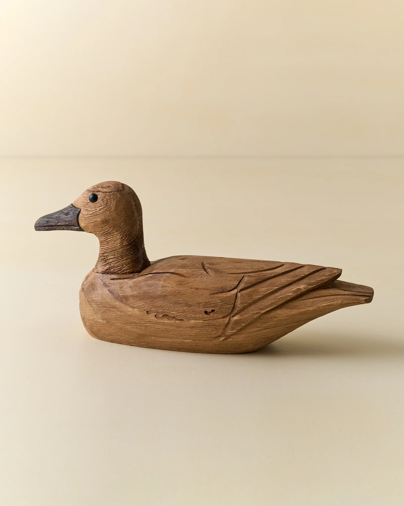Decorative Carved Wooden Duck