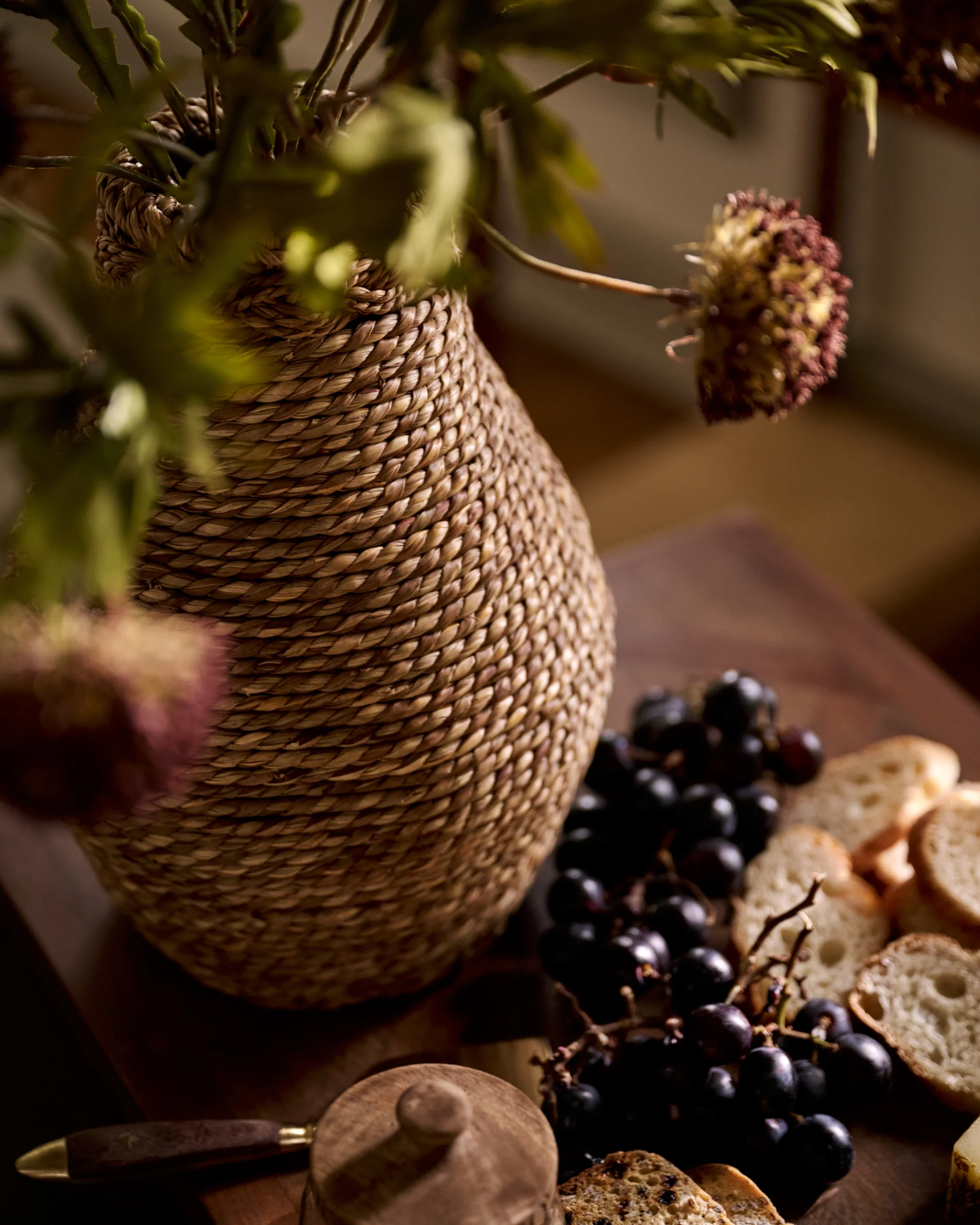 Marshfield Rattan Vase