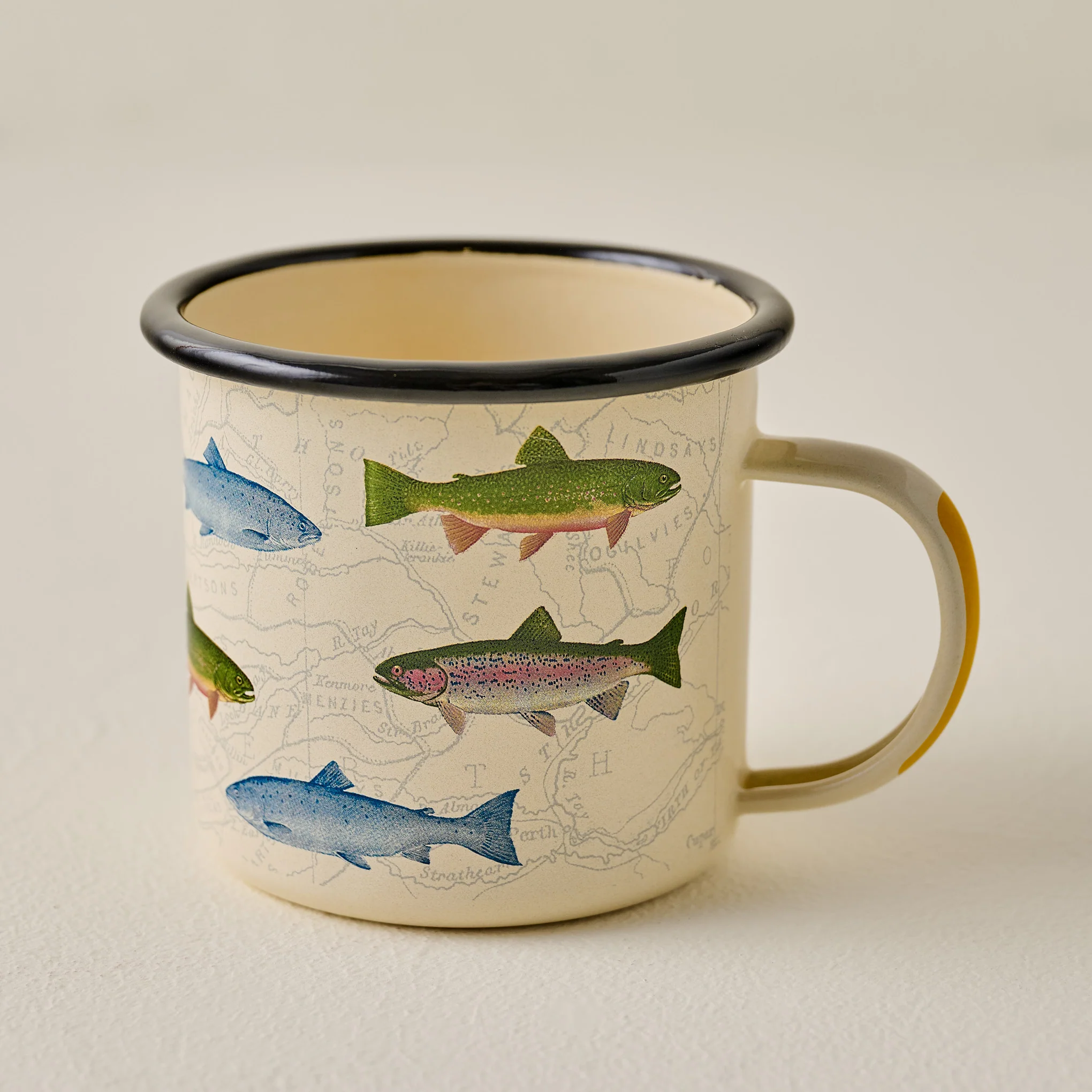 Enamel Fish Mug