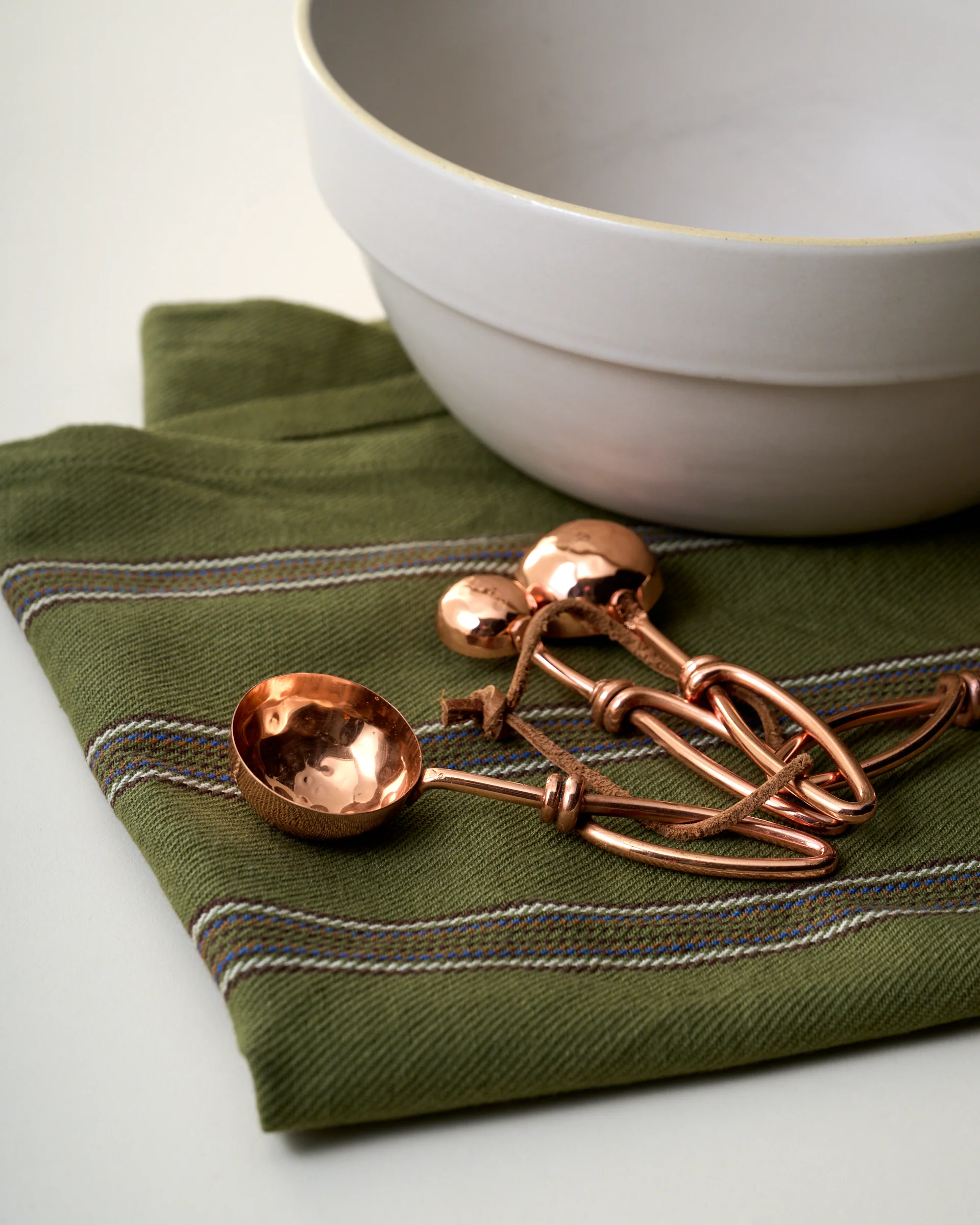Hammered Copper Measuring Spoons