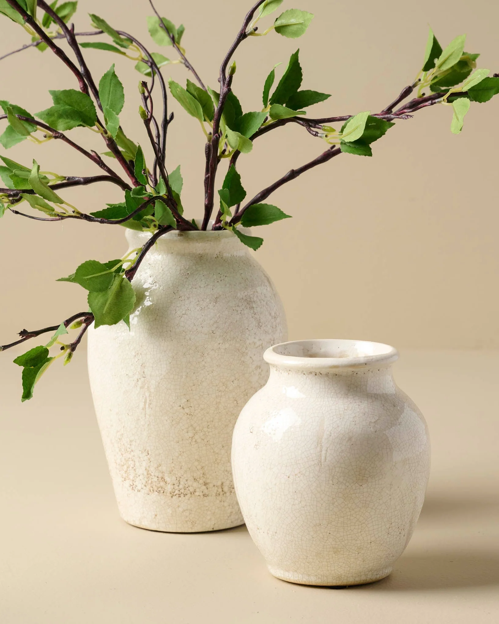 Marie Distressed Crackle Vase