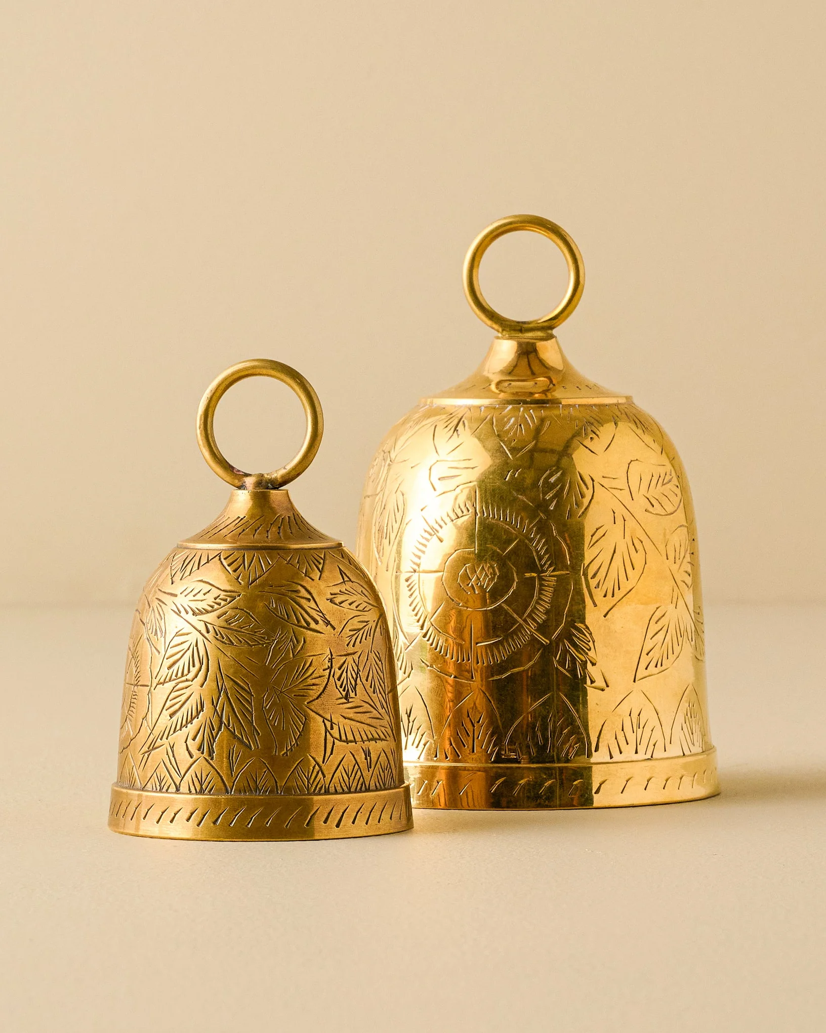 Gigi Etched Brass Bell