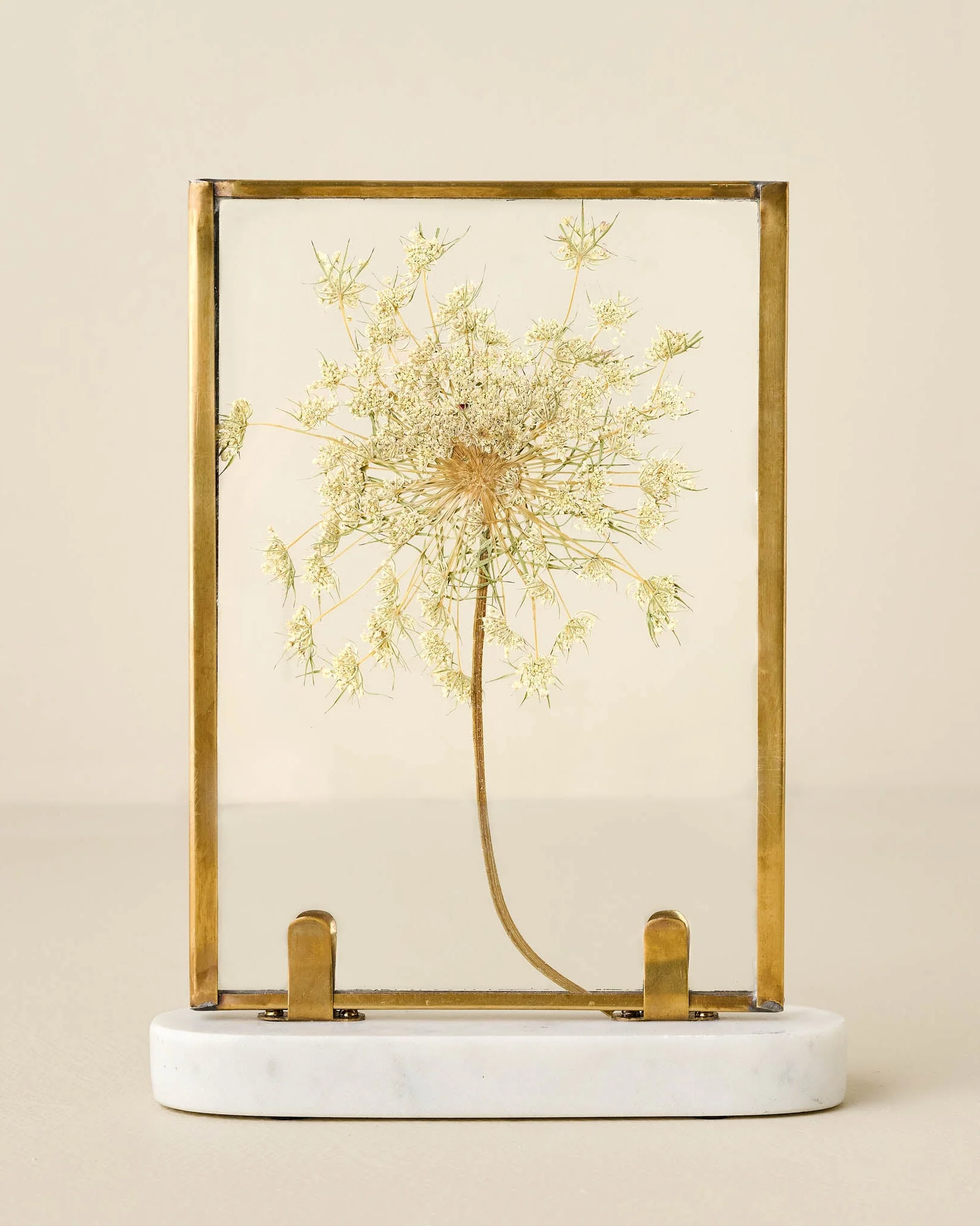 Antique Brass Bracket Photo Frame
