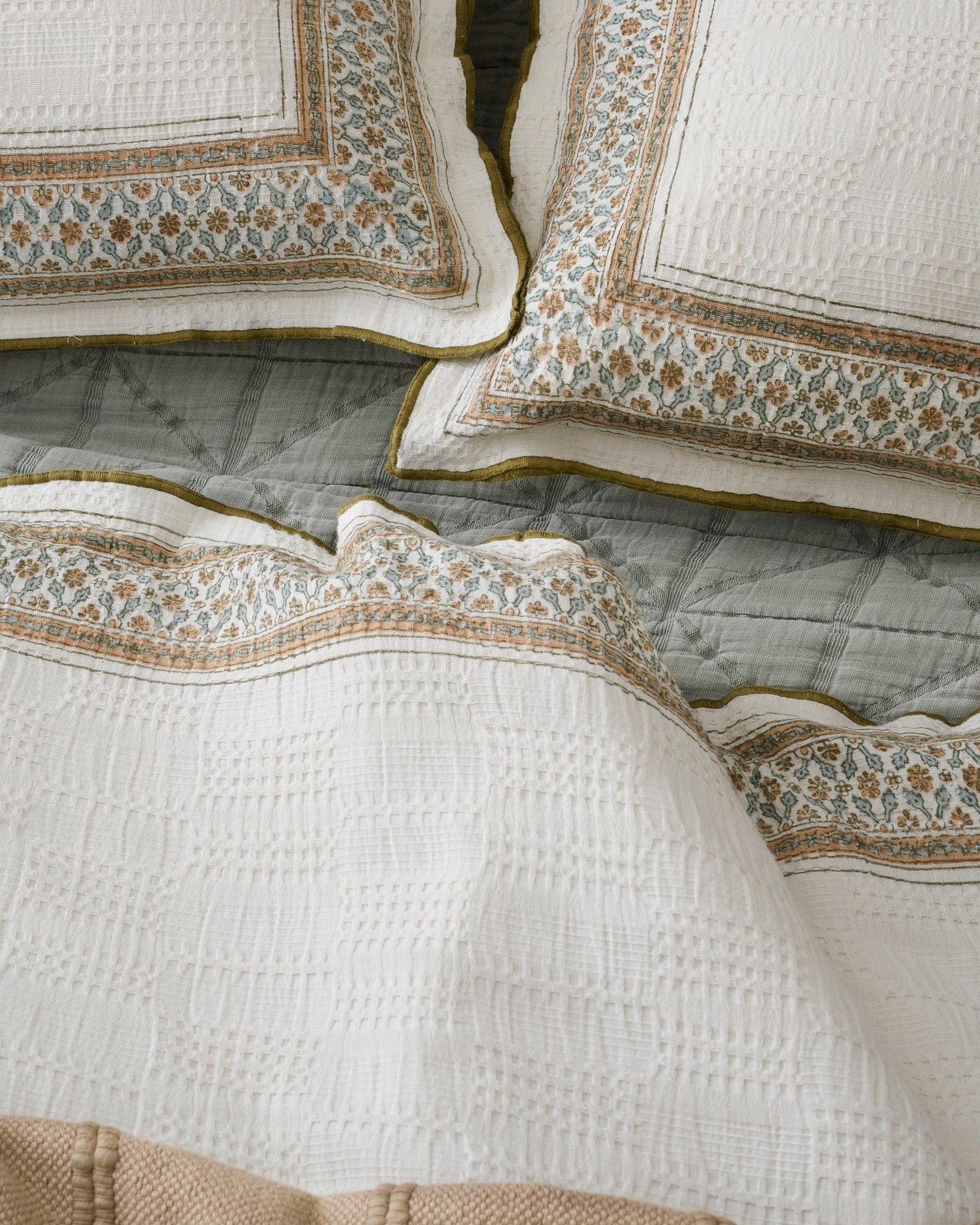 Clemence Block Print Duvet Cover