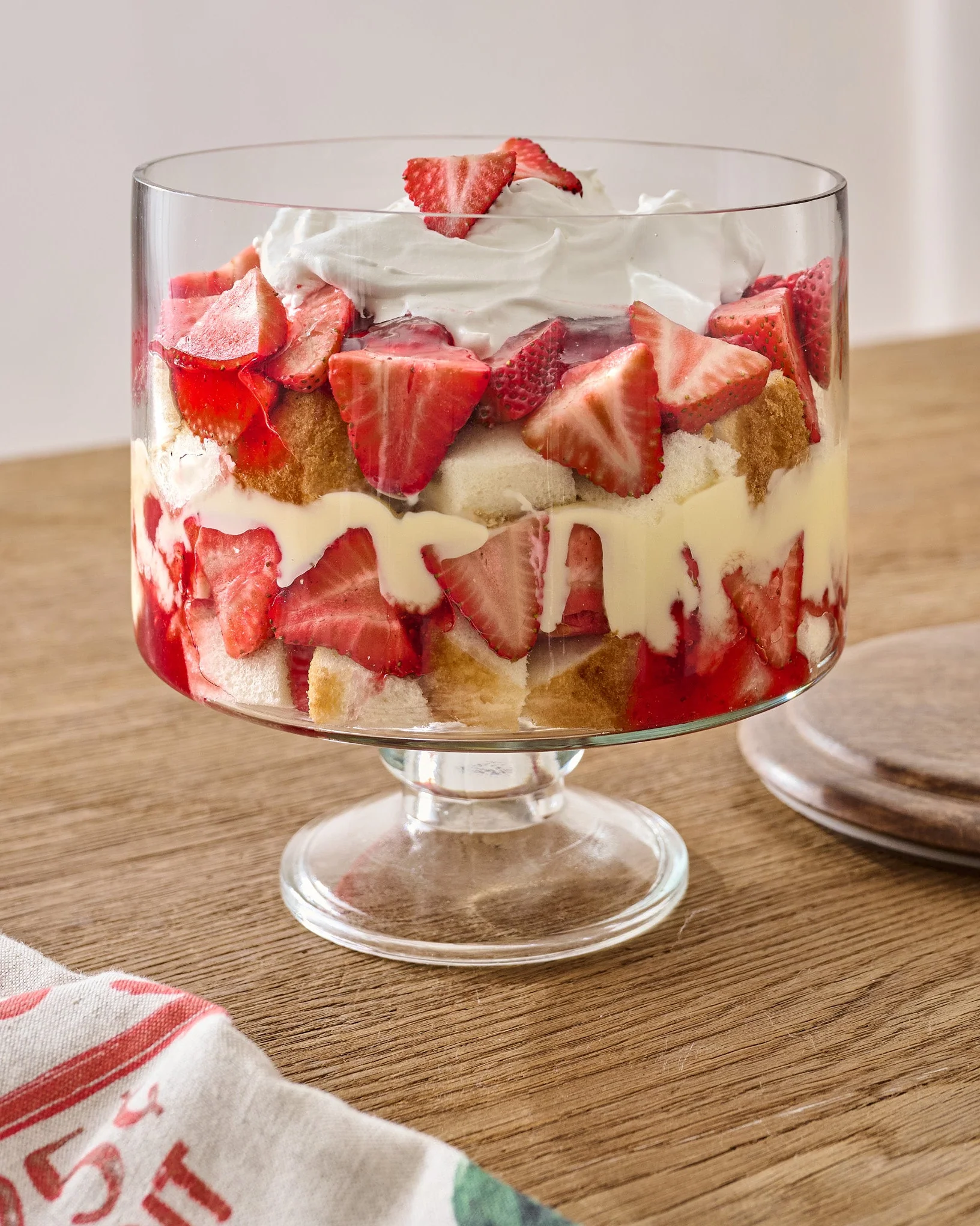 Wood + Glass Trifle Dish