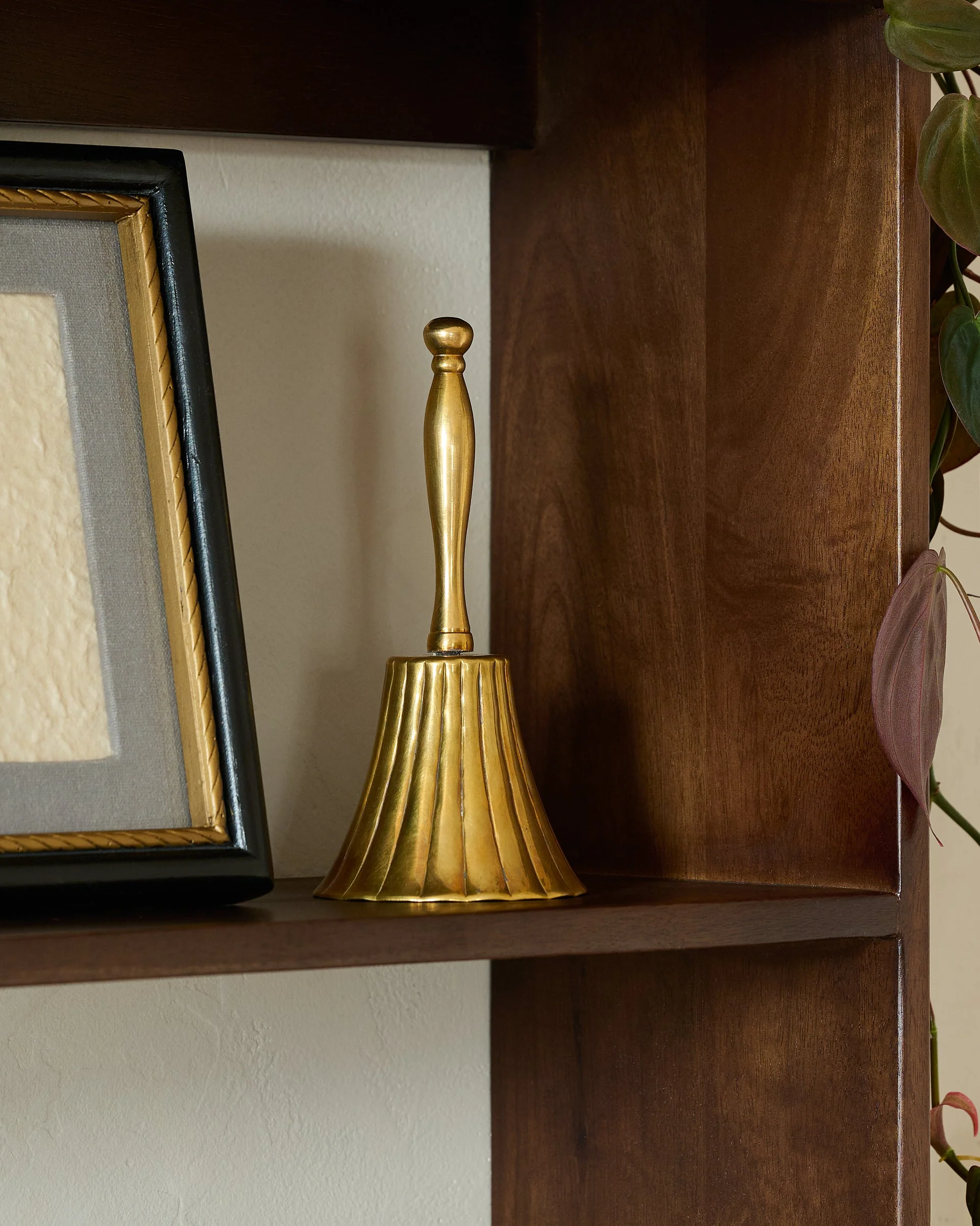 Marie Fluted Brass Bell
