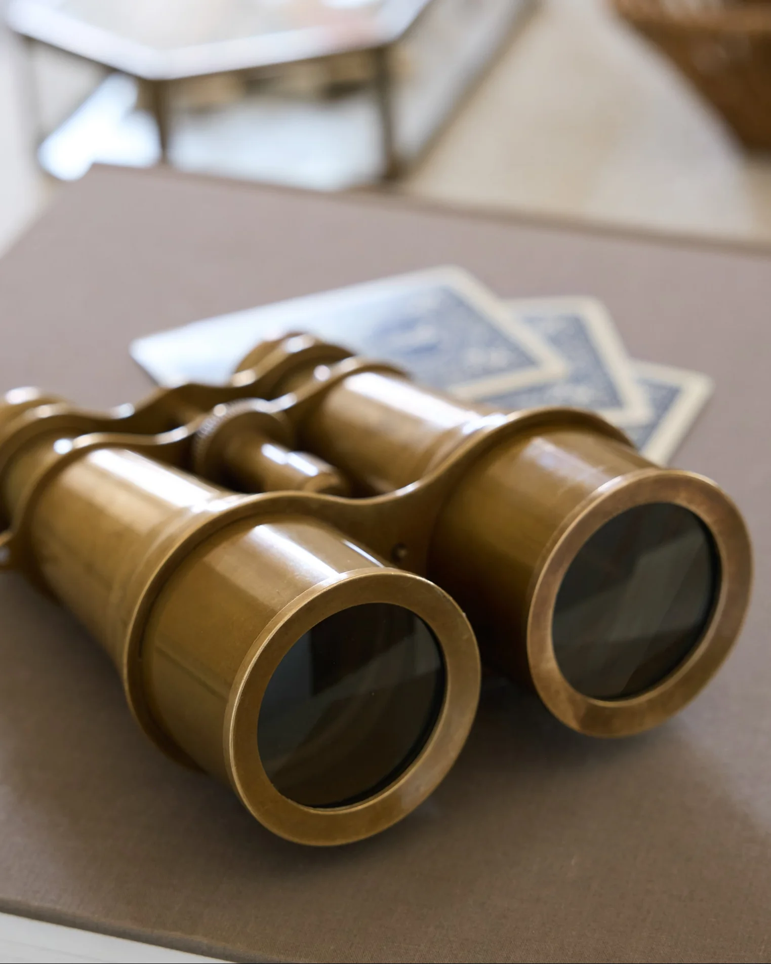 Decorative Solid Brass Binoculars