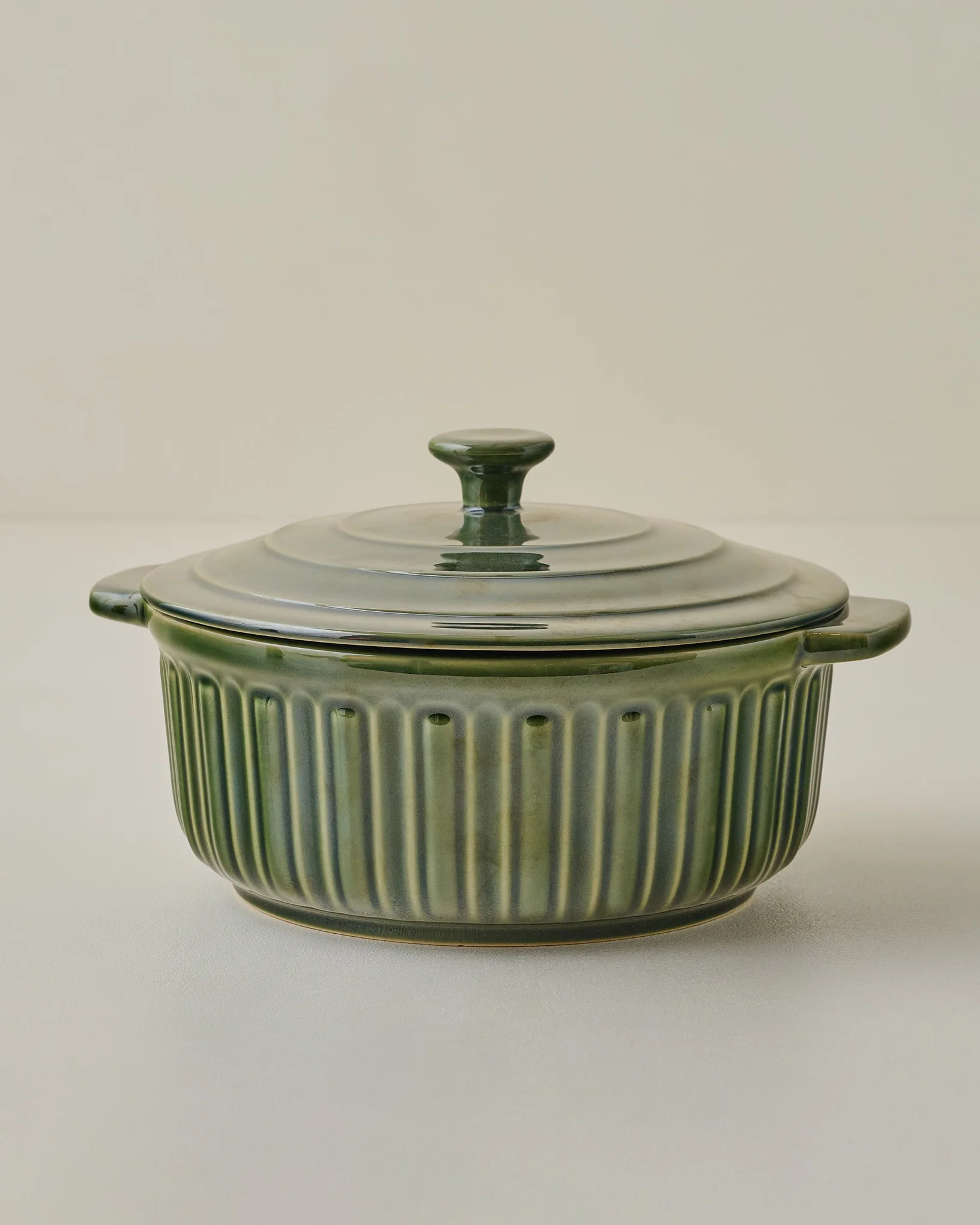 The Cottage Collection Forest Green Baking Dish with Lid