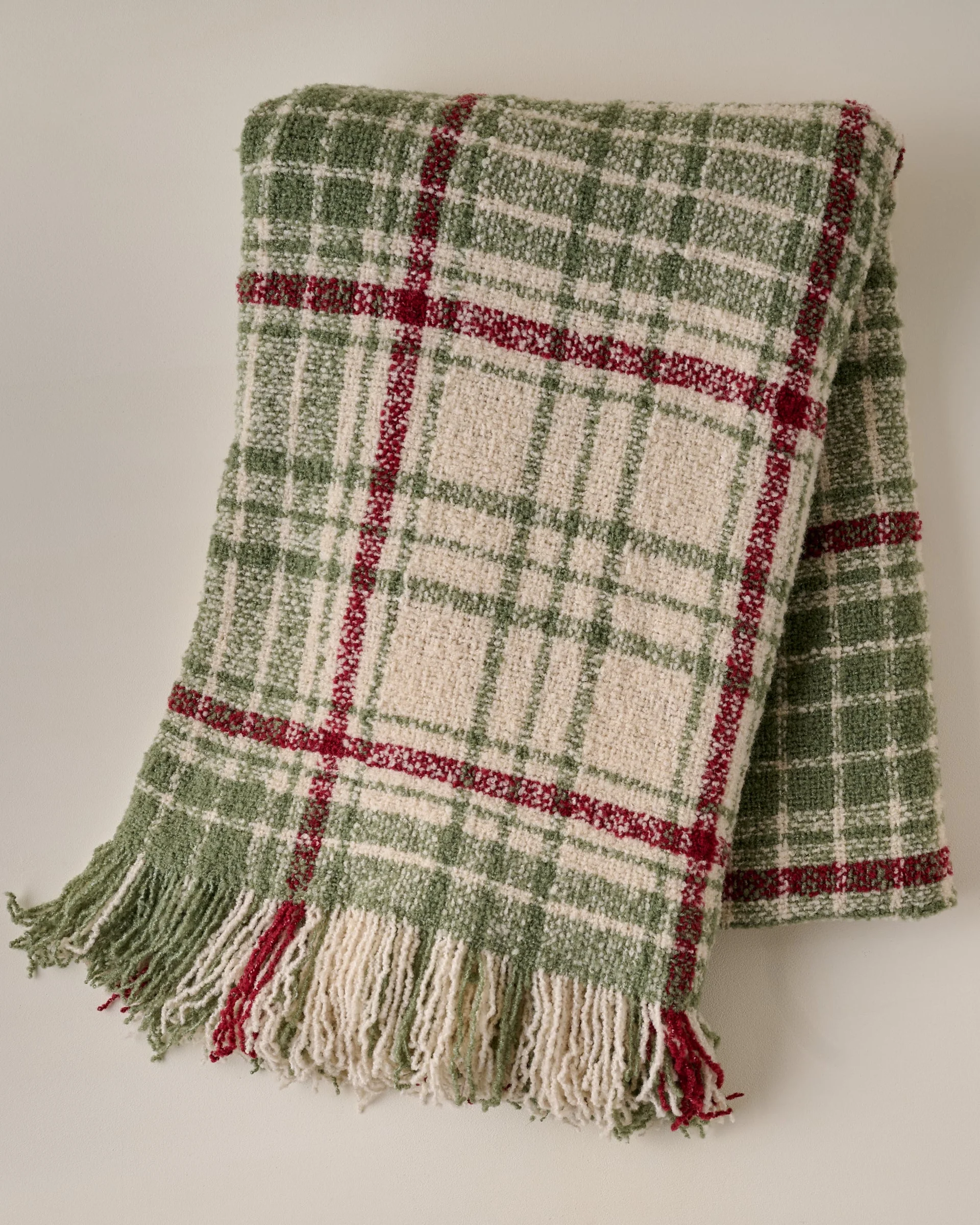 Settle In Plaid Throw