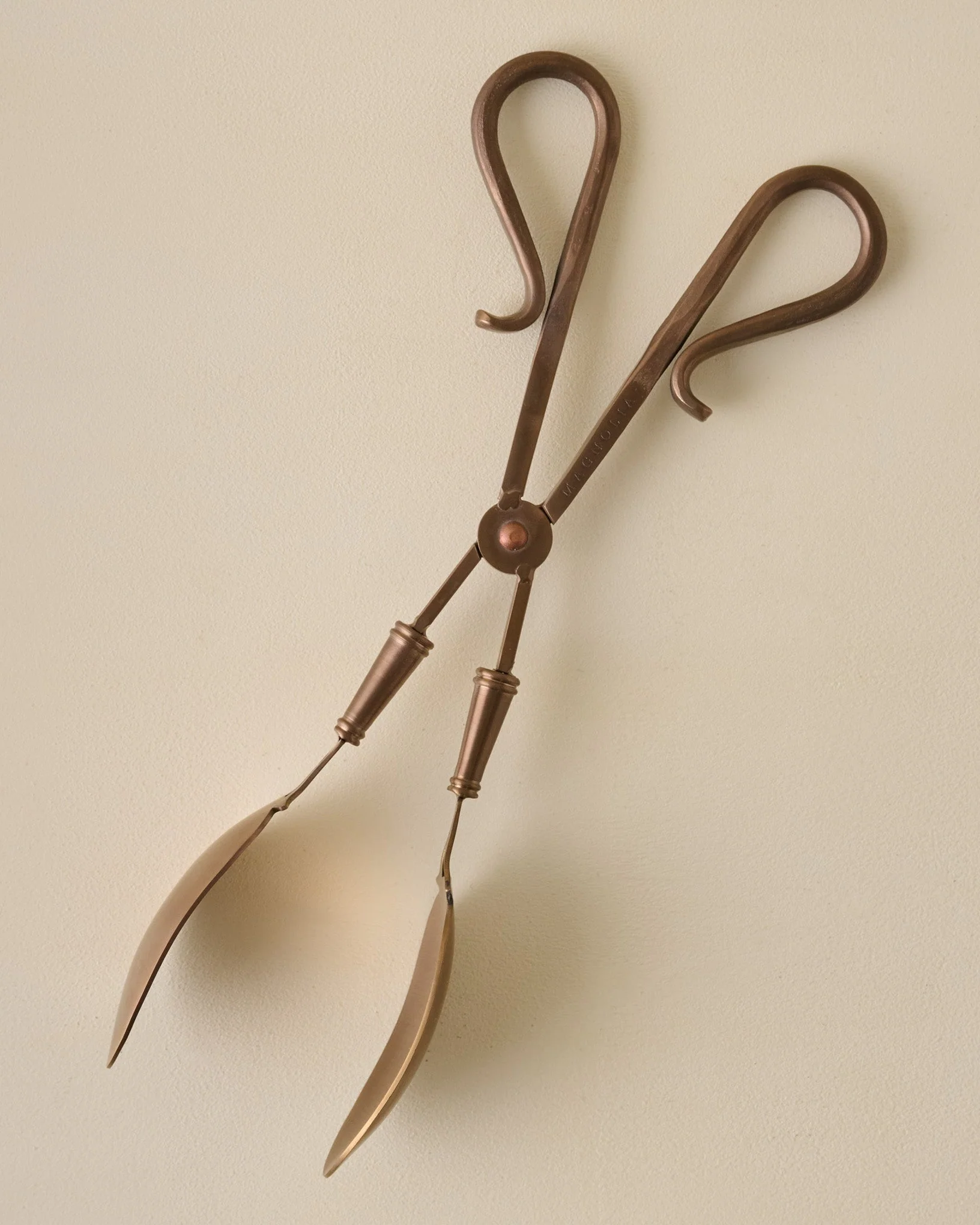 Antique Copper Serving Tongs