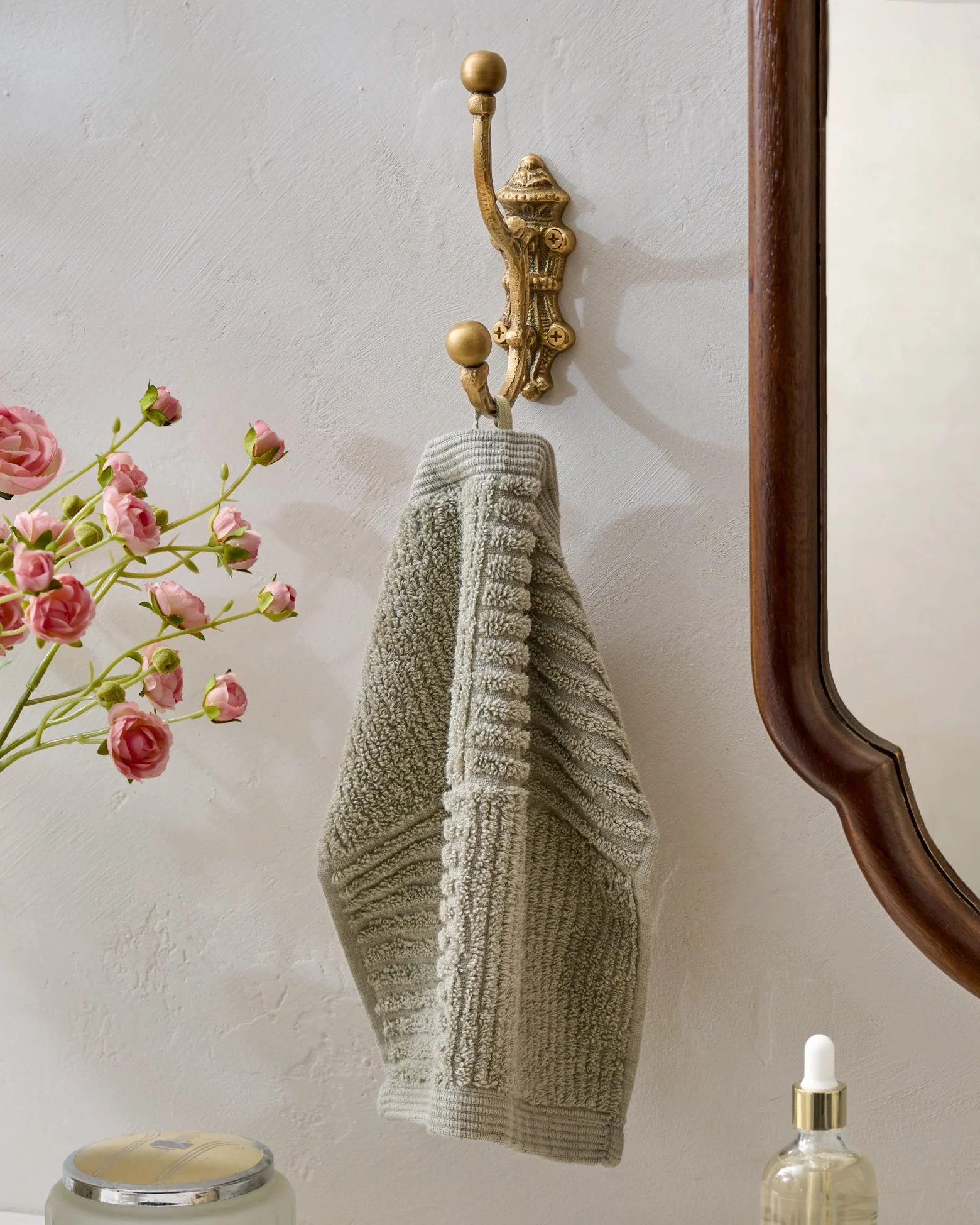 Chloe Solid Brass Wall Hook