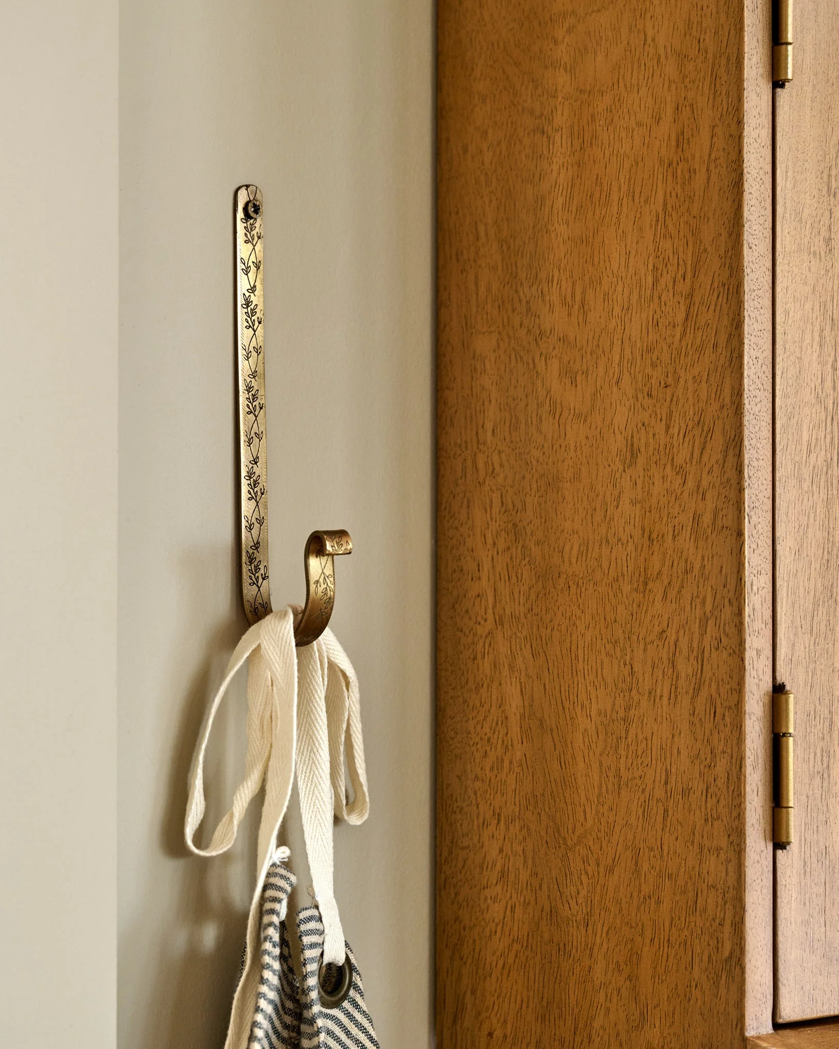 Celine Etched Brass Hook