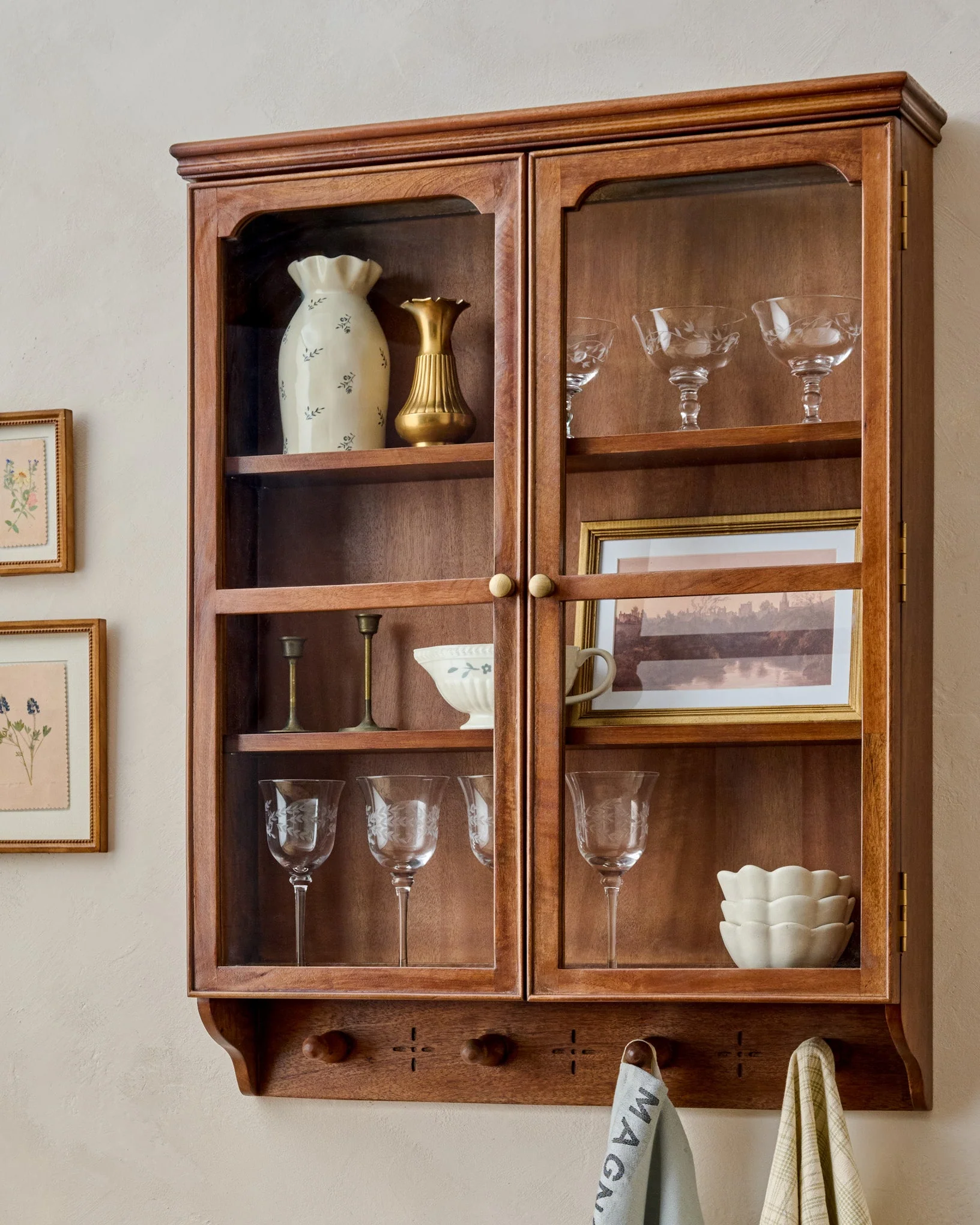 Amelia Oversized Display Cabinet with Glass Doors