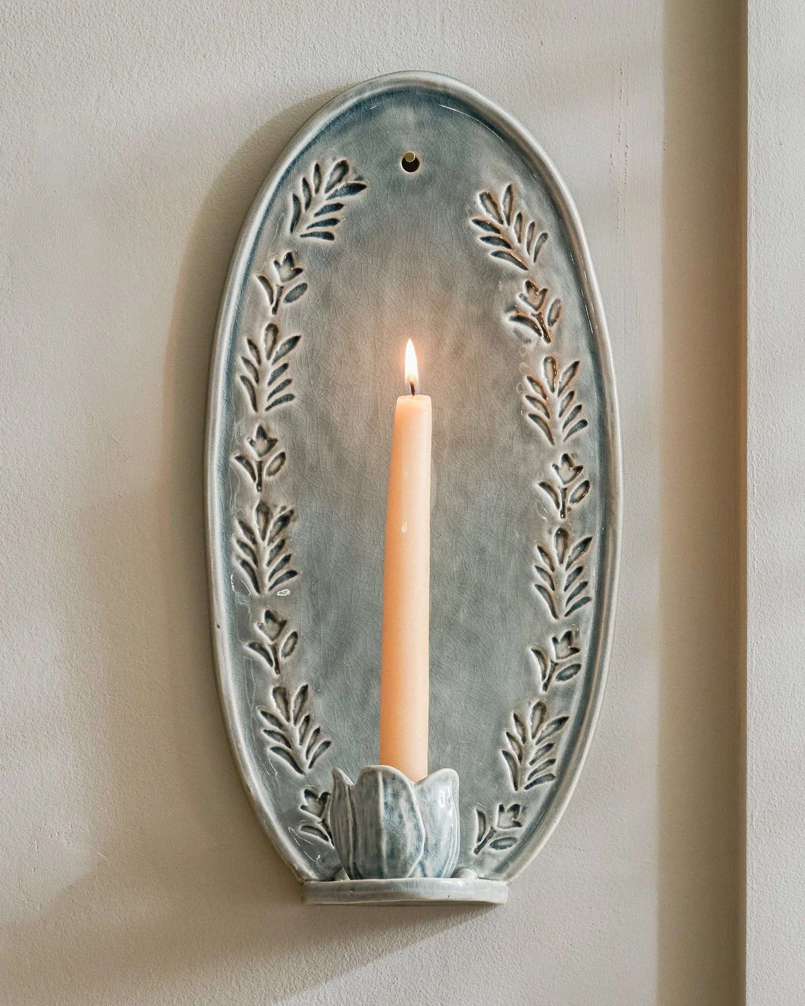 Annie Floral Ceramic Wall Sconce