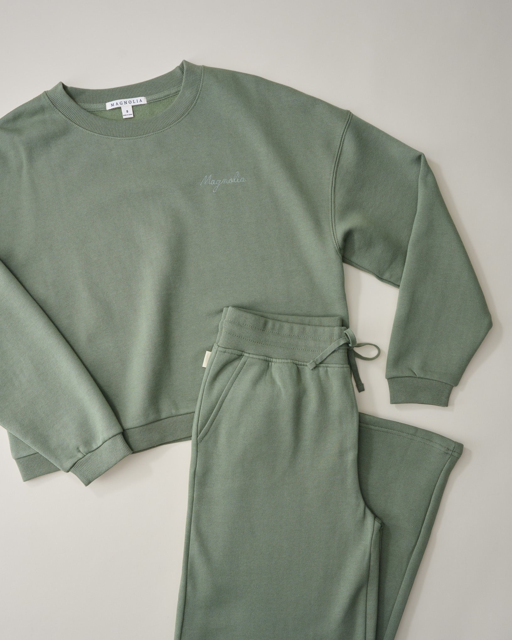 Magnolia Olivine Straight Leg Loungewear Set