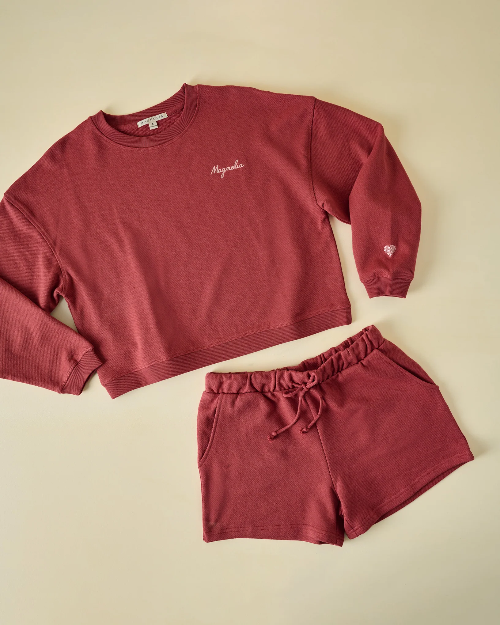 Magnolia Marsala Coastal Fleece Set