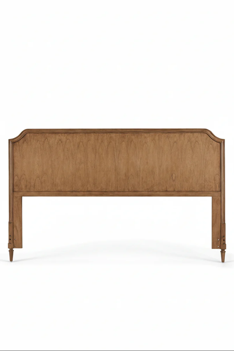 Corinne Queen and King Mahogany Wood Bedroom Headboard
