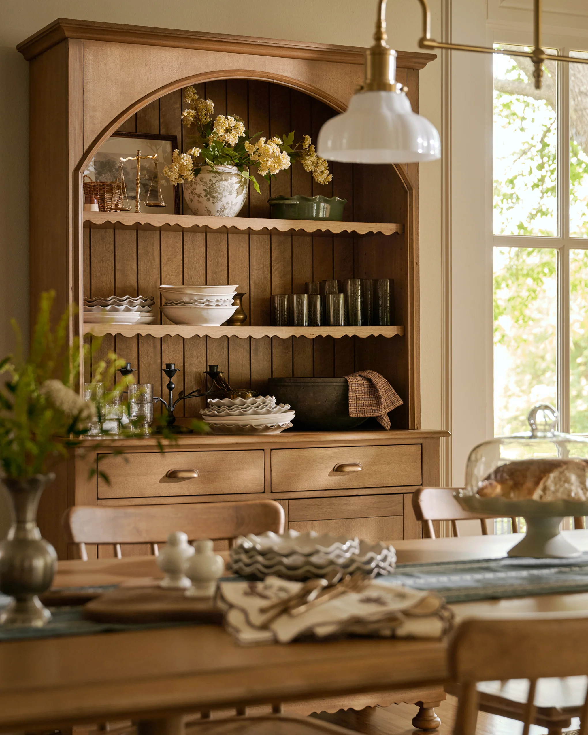 Freya Display Cabinet with Hutch