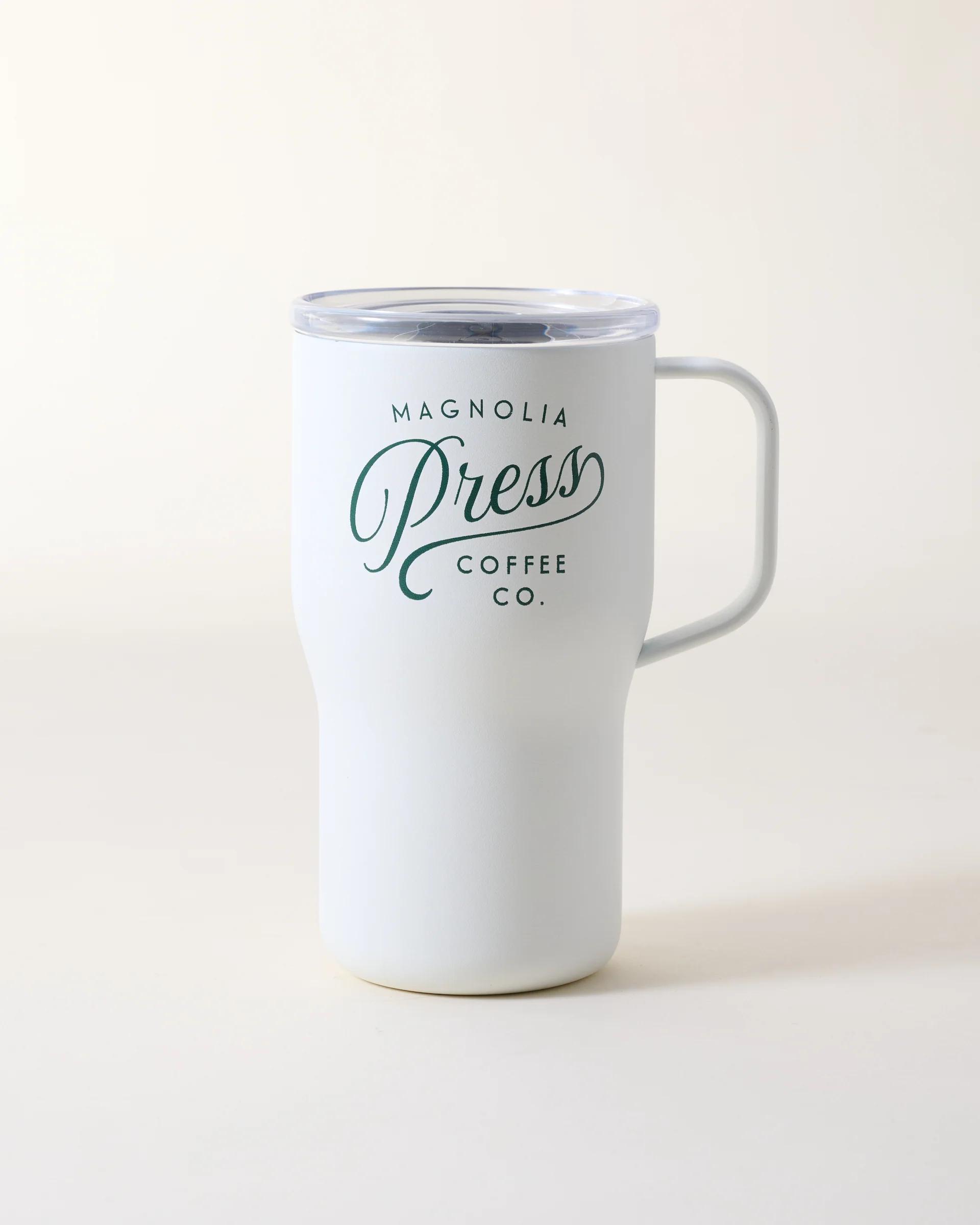 MAGNOLIA PRESS 16 OZ STAINLESS STEEL WHITE ROAM