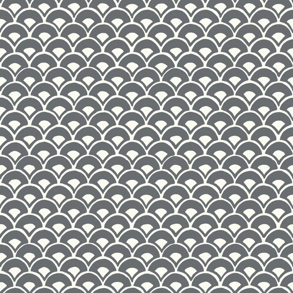 Stacked Scallops Wallpaper