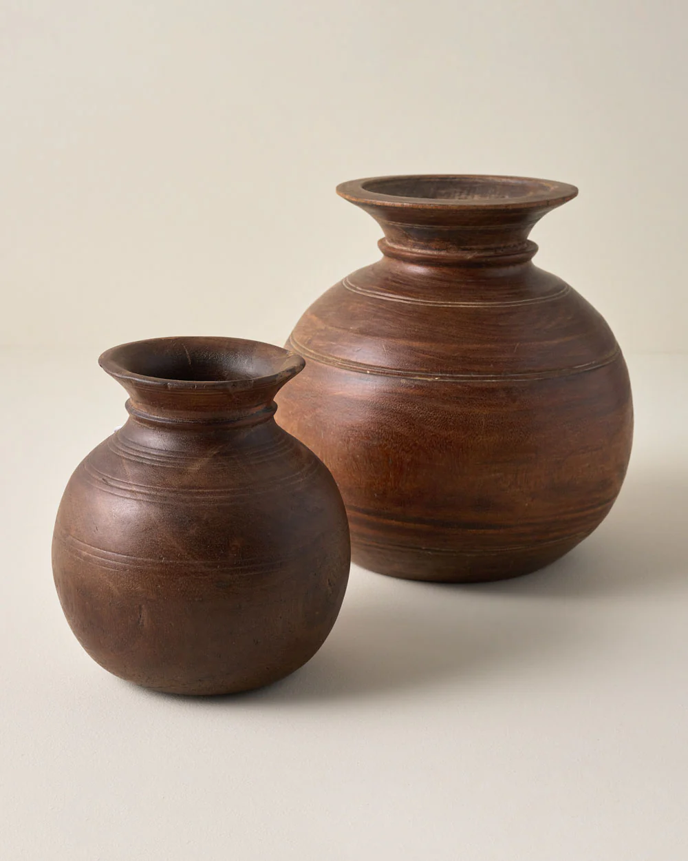 Theo Aged Wood Vase