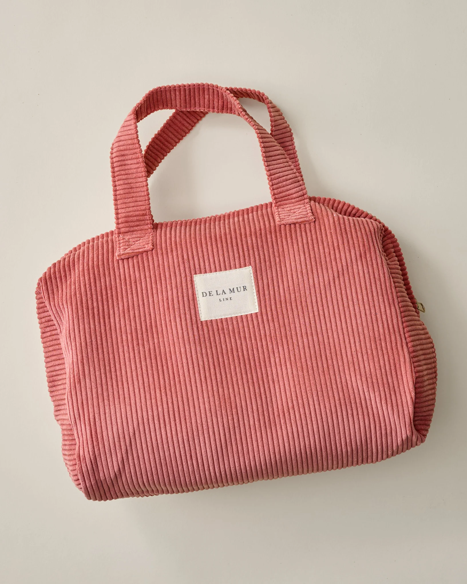 Top Handle Coral Toiletry Bag