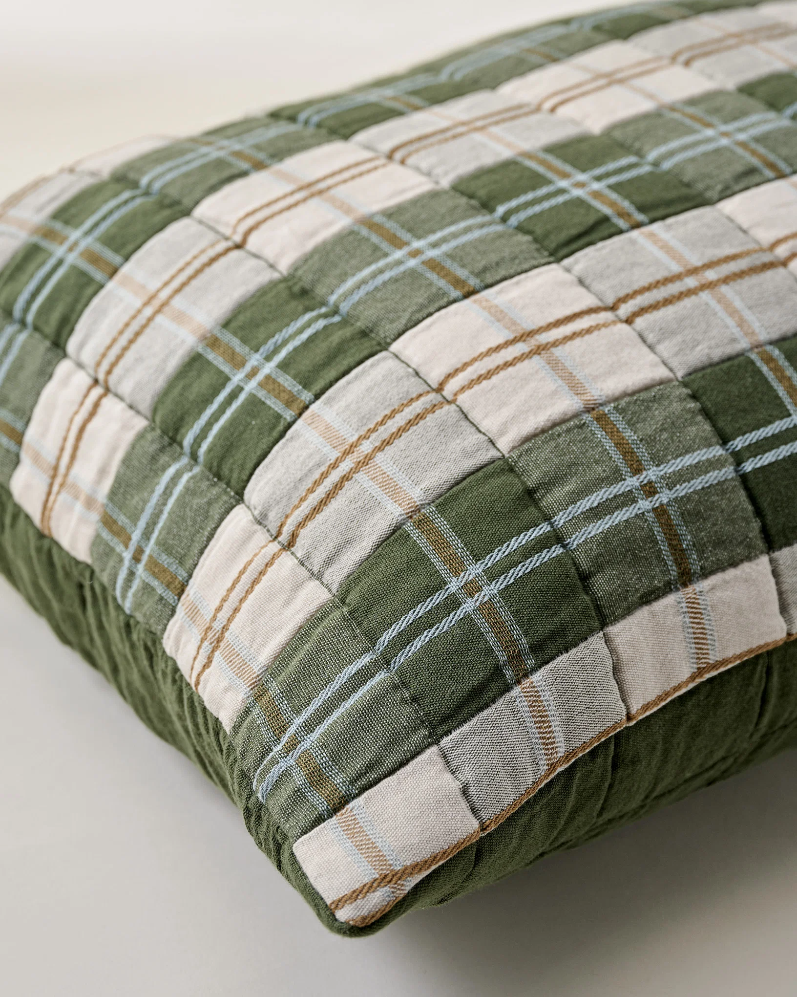 Everett Plaid Lumbar Pillow