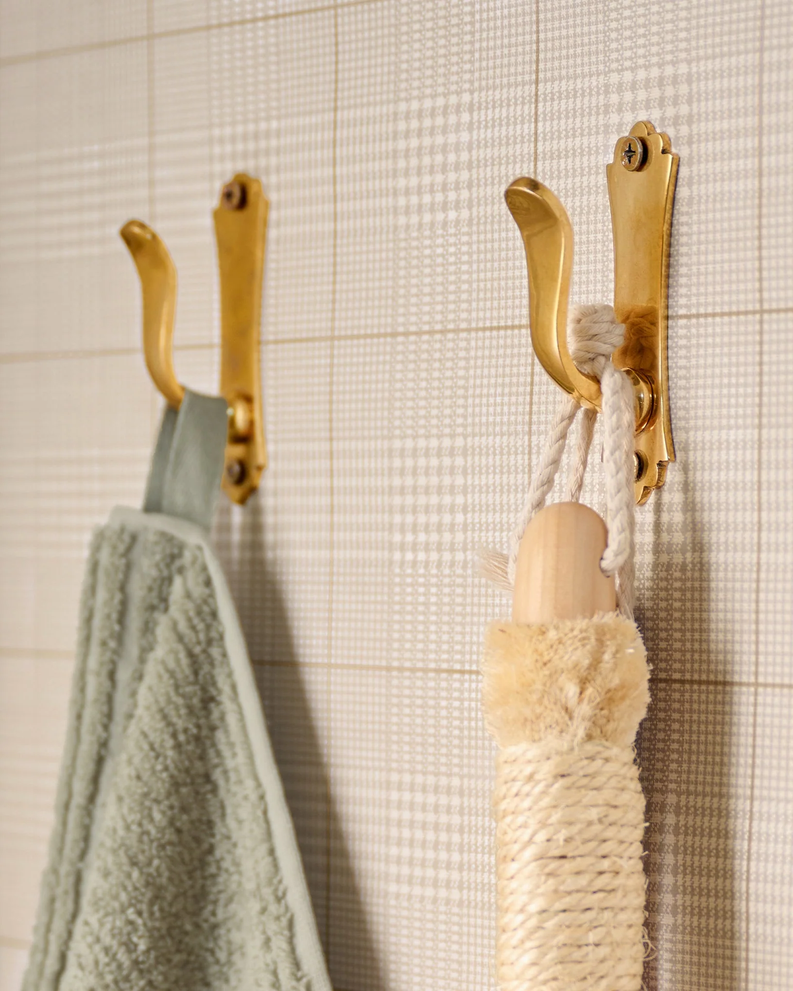 Lillian Solid Brass Wall Hook