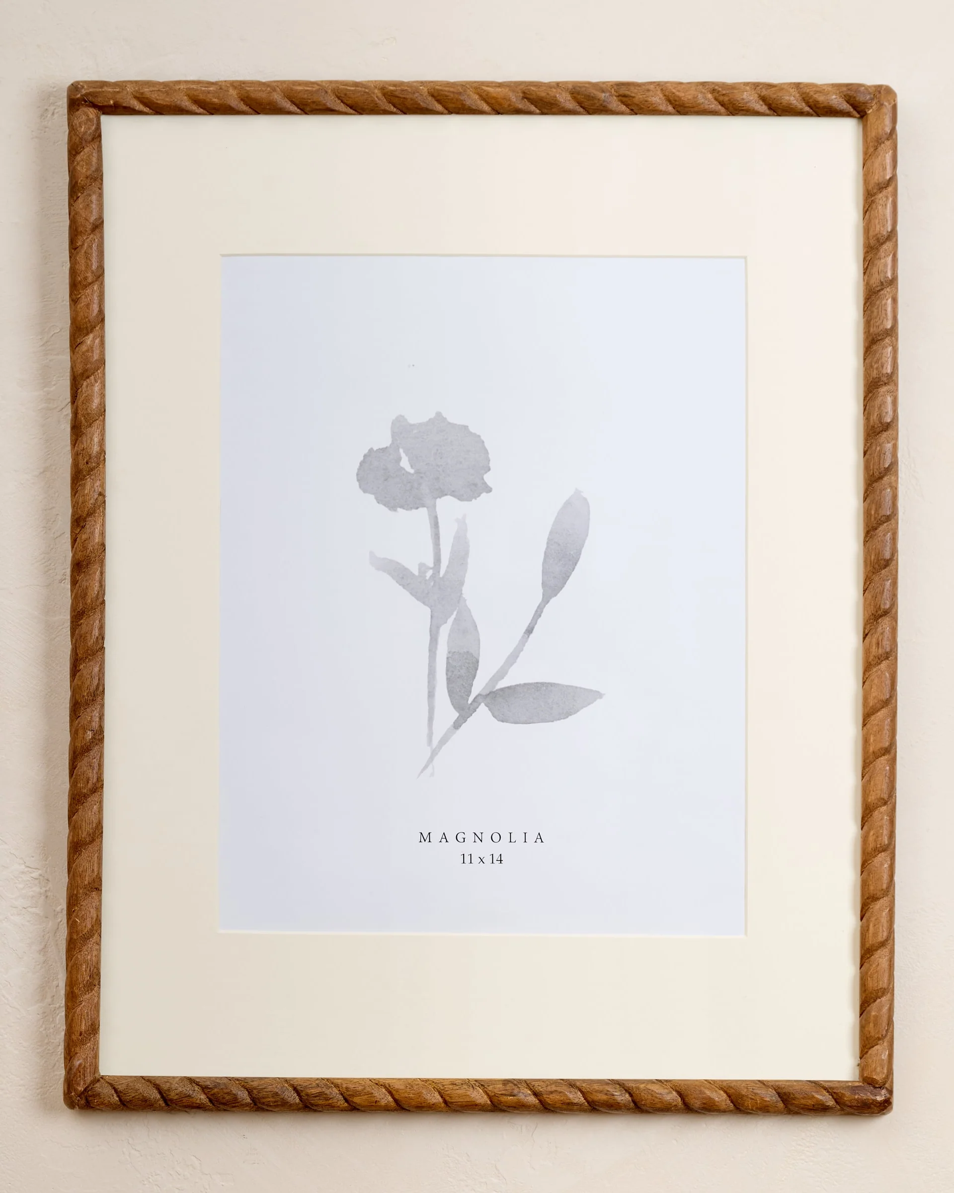 Turned Wood Wall Frame