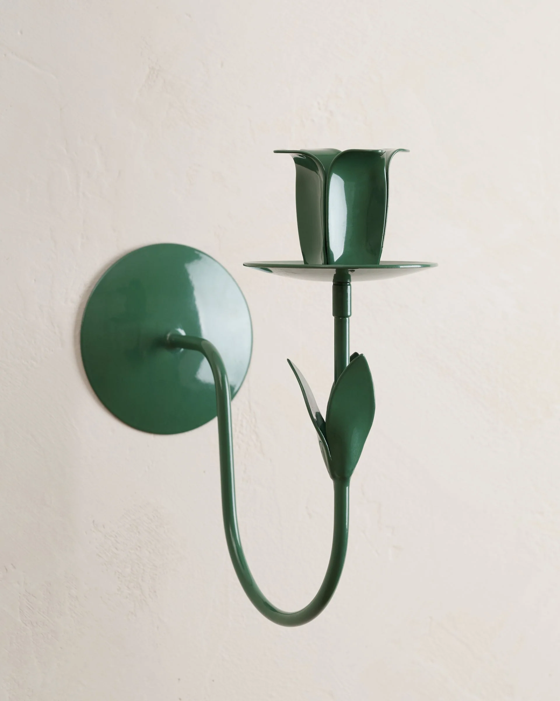 Forged Tulip Wall Sconce