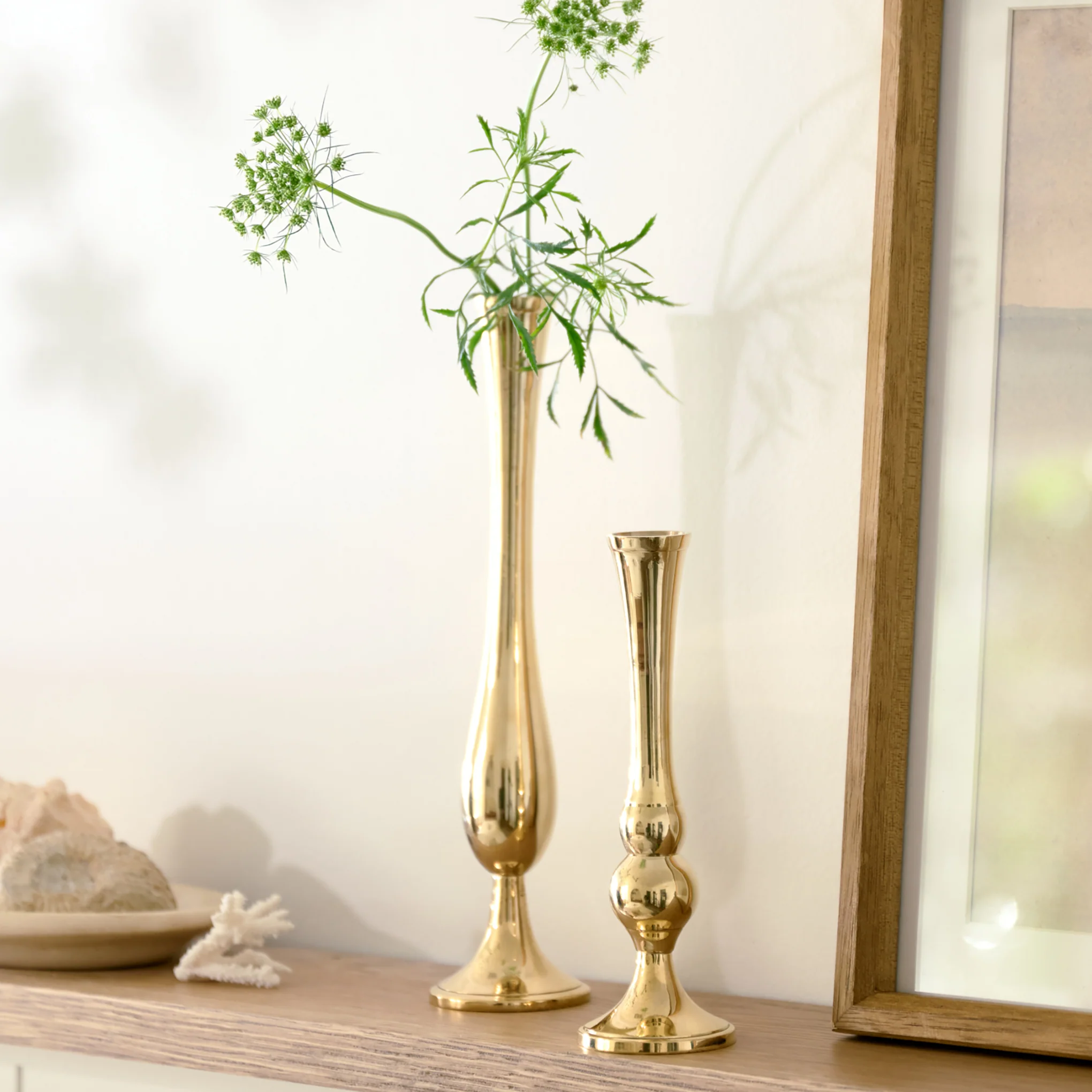 Embry Solid Brass Bud Vase