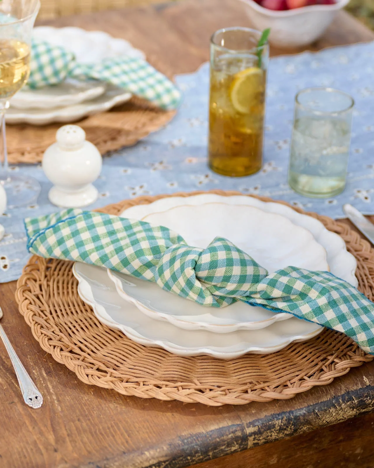 Meadow Check Napkin Set of 4