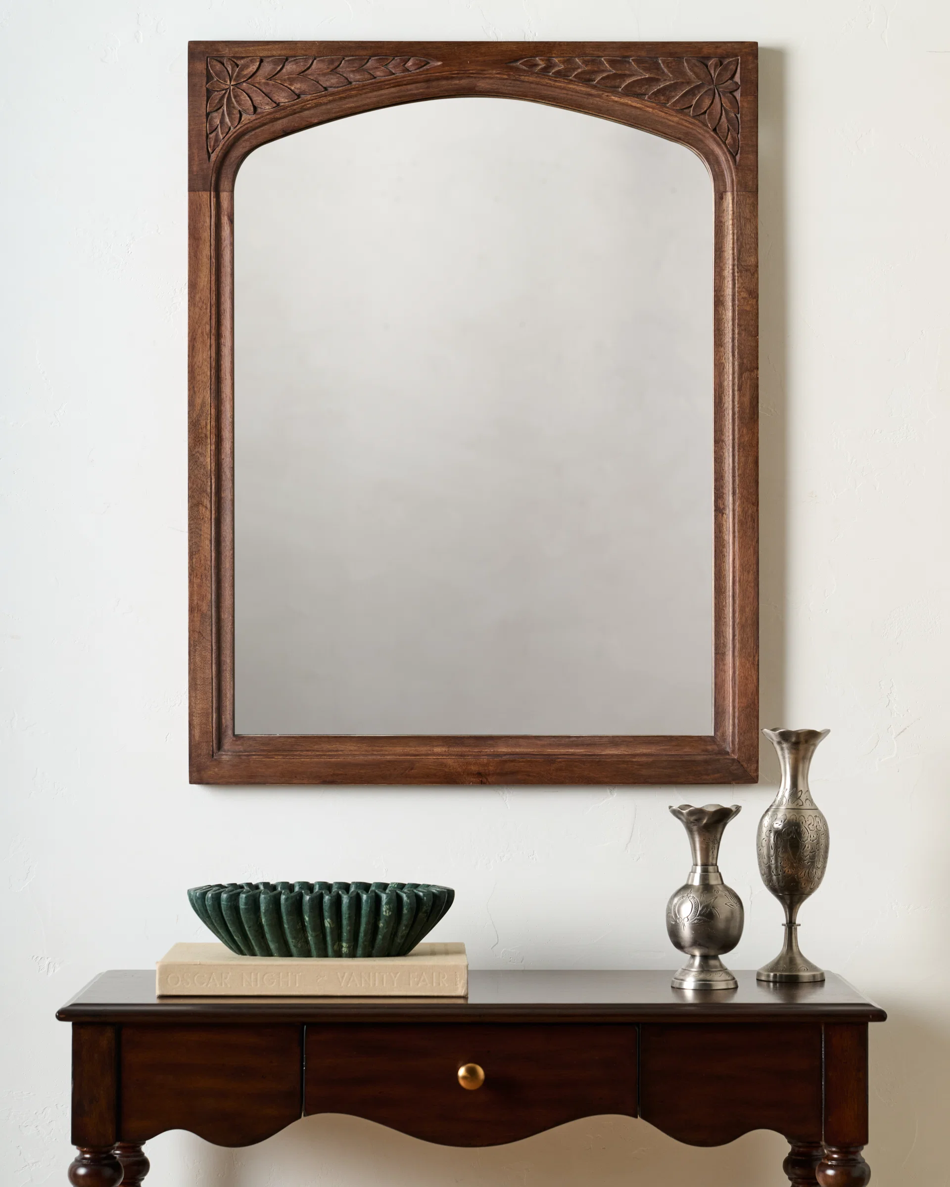 Foster Carved Wood Mirror