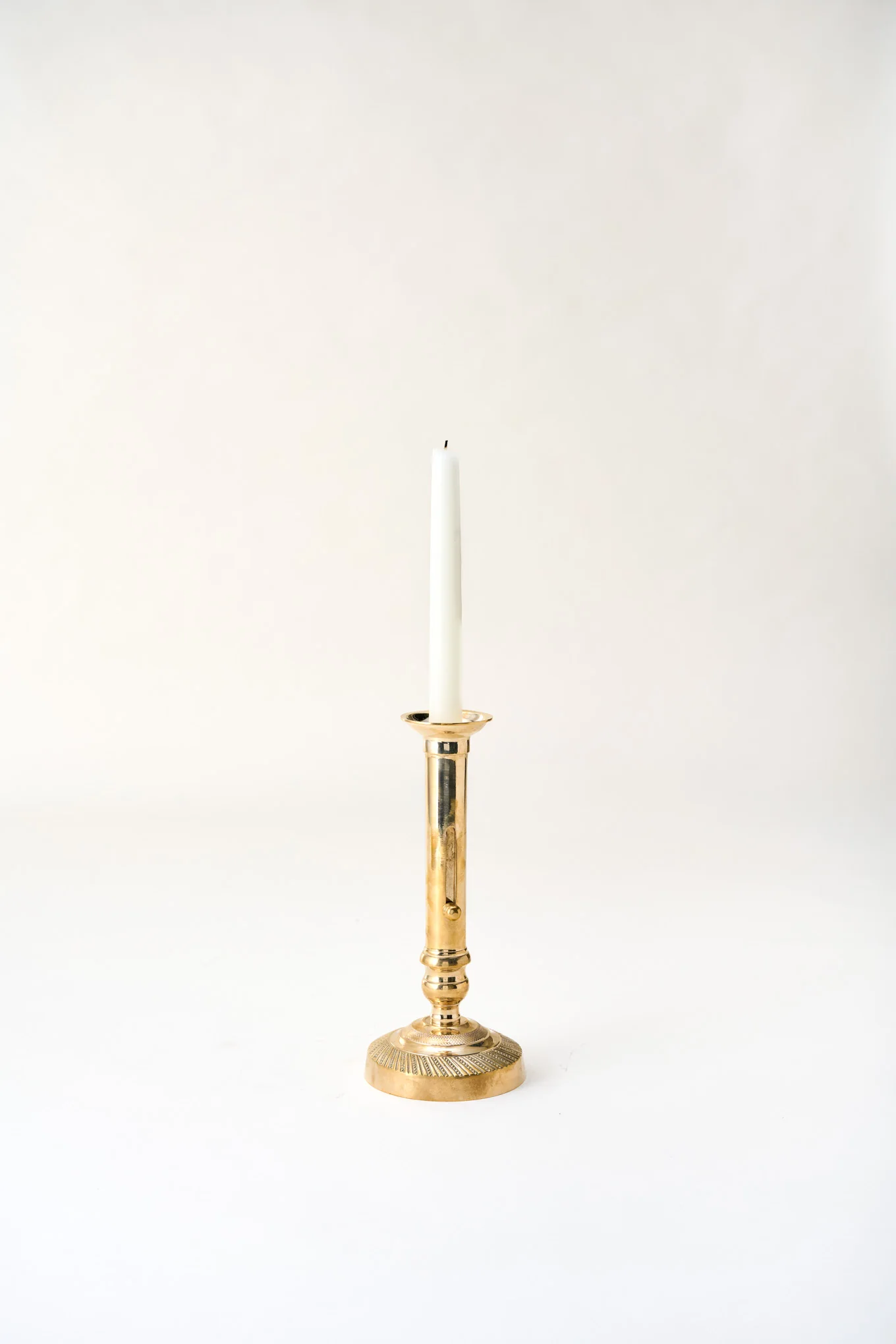 Jo's Vintage Solid Brass Adjustable Taper Holder