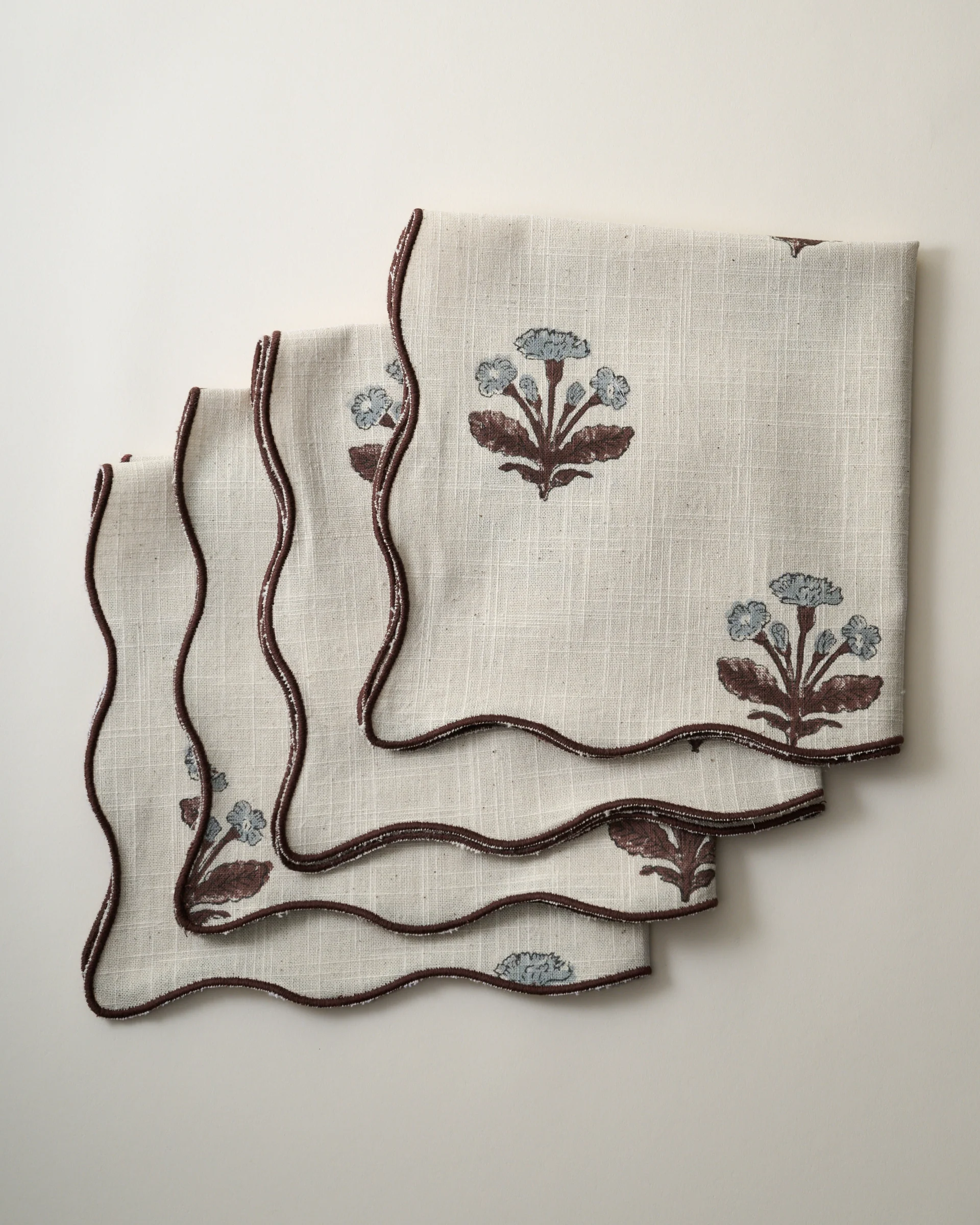 Elaine Block Print Napkin Set of Four
