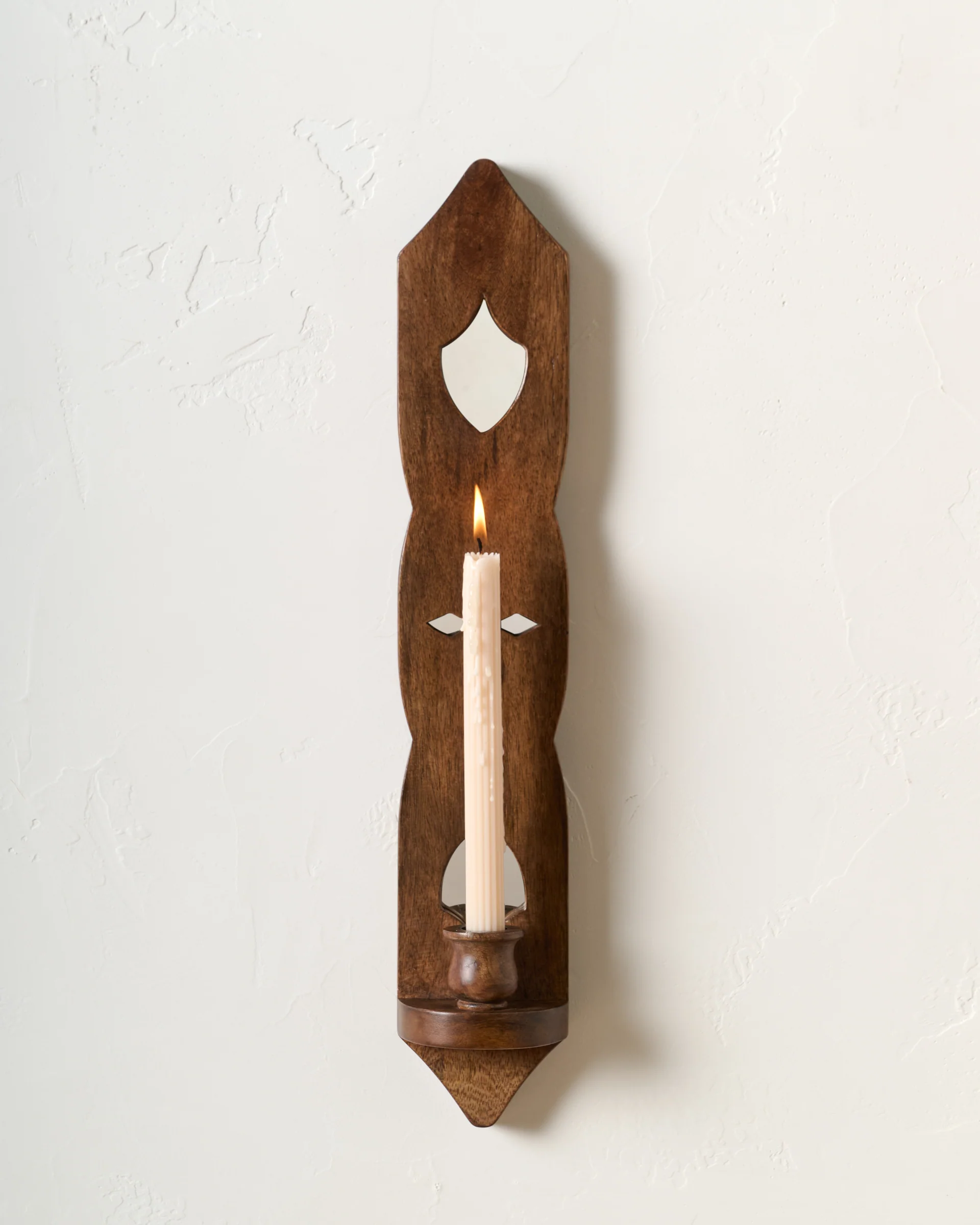 Swiss Chalet Wood Wall Sconce