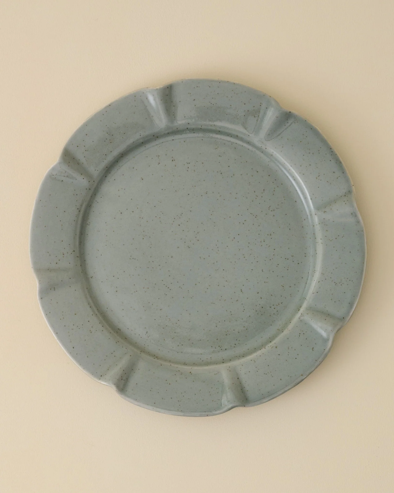 Green Speckle Heirloom Scallop Salad Plate