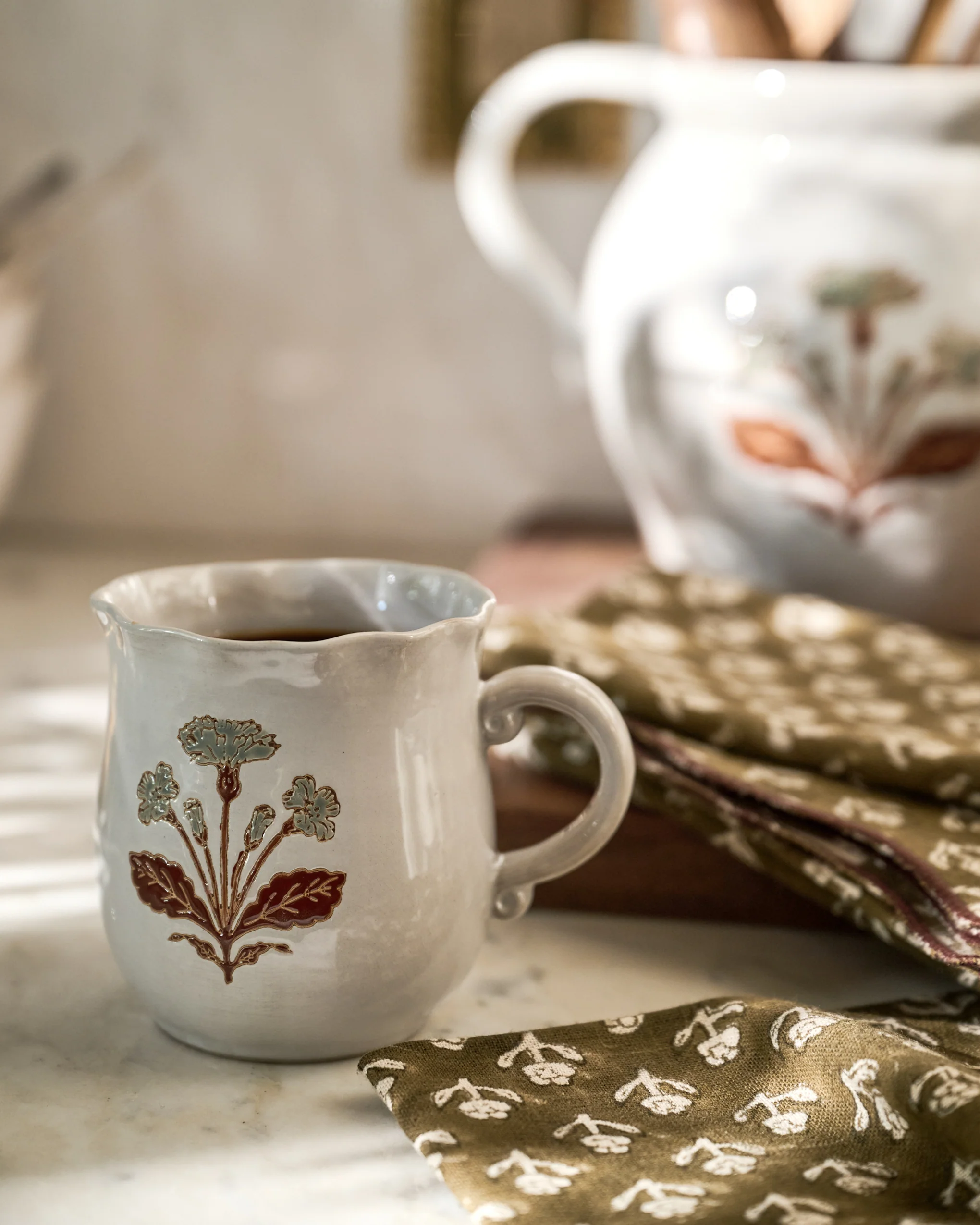 Elaine Floral Mug
