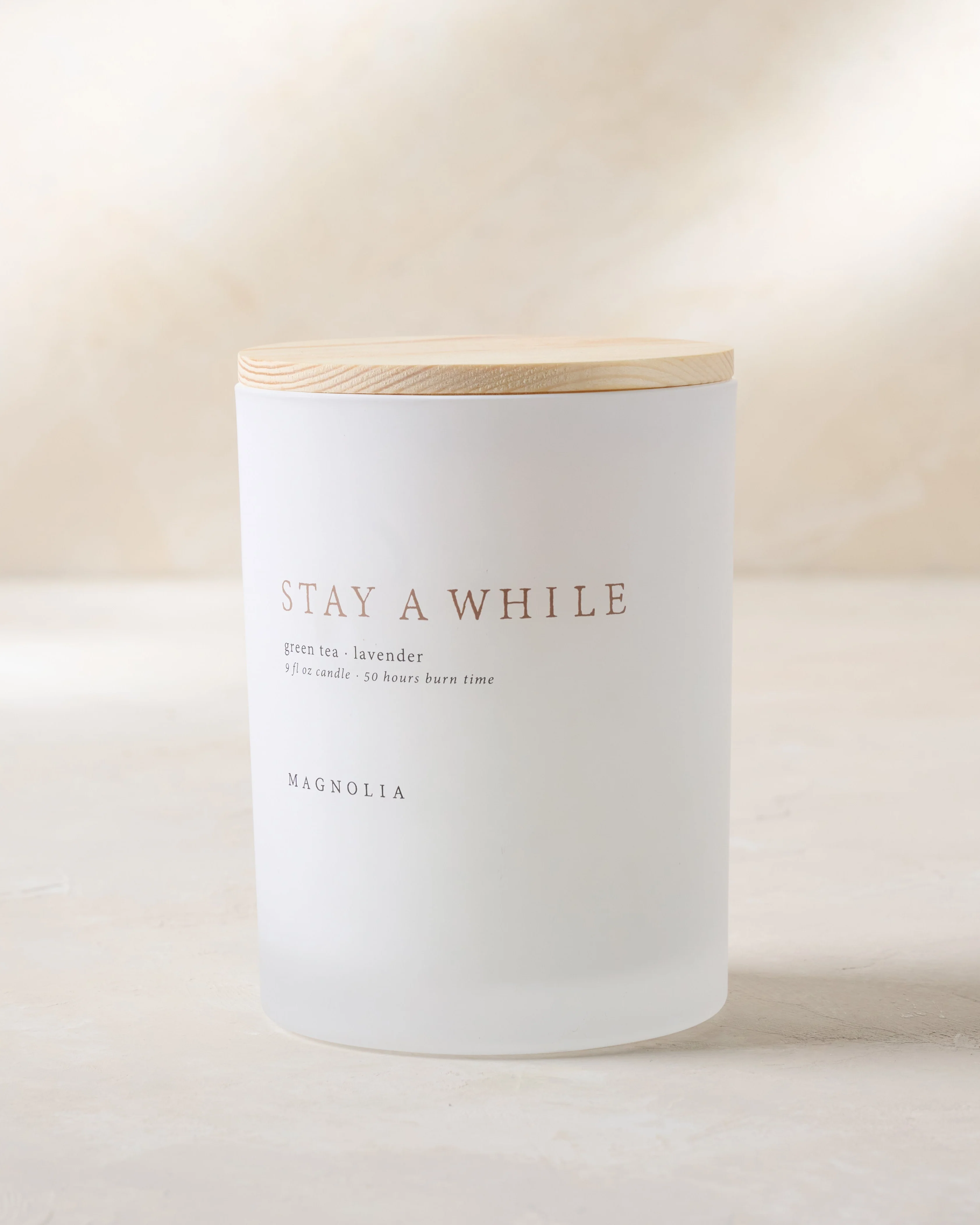 Magnolia Stay a While Candle