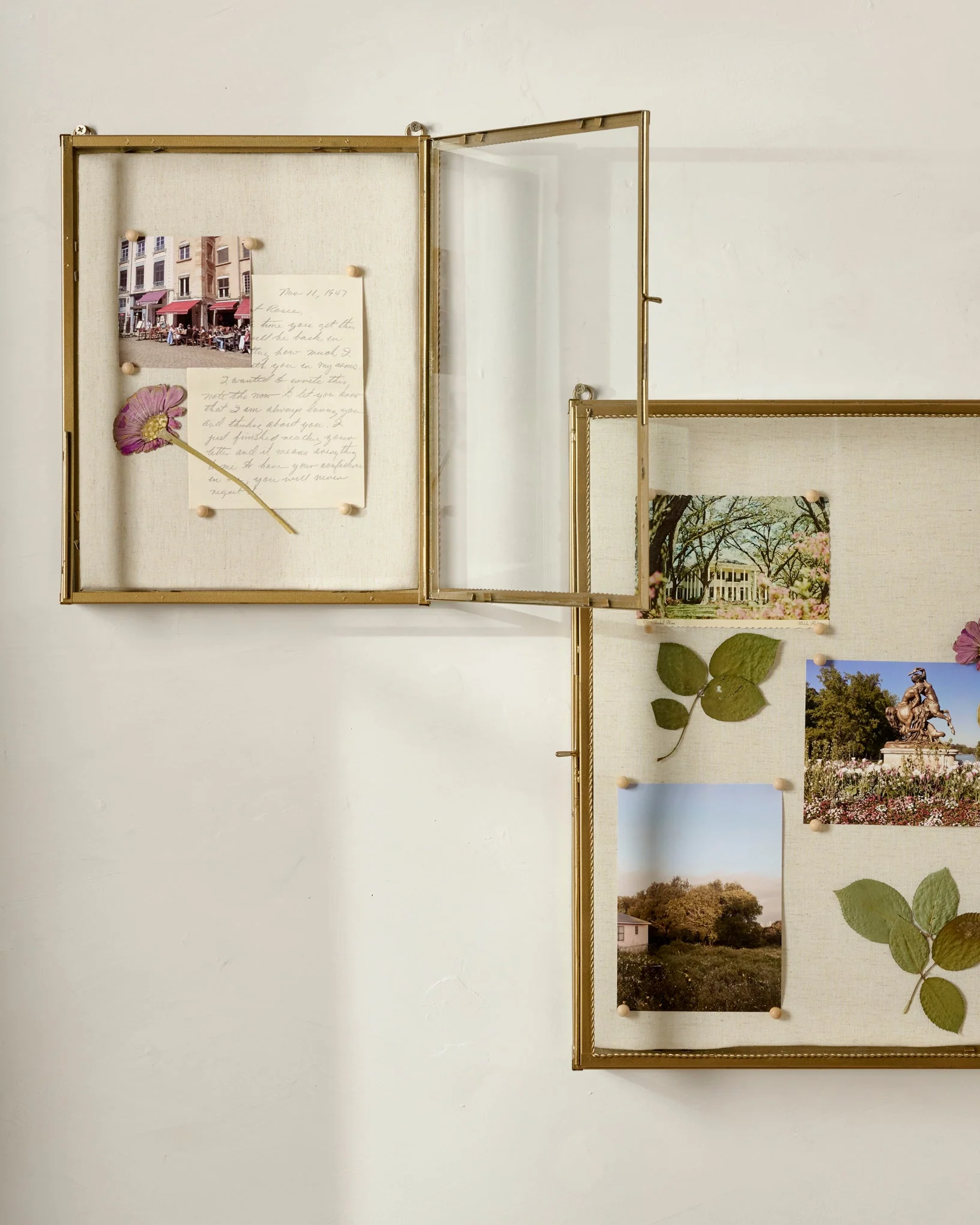 Your Story Brass Display Cabinet