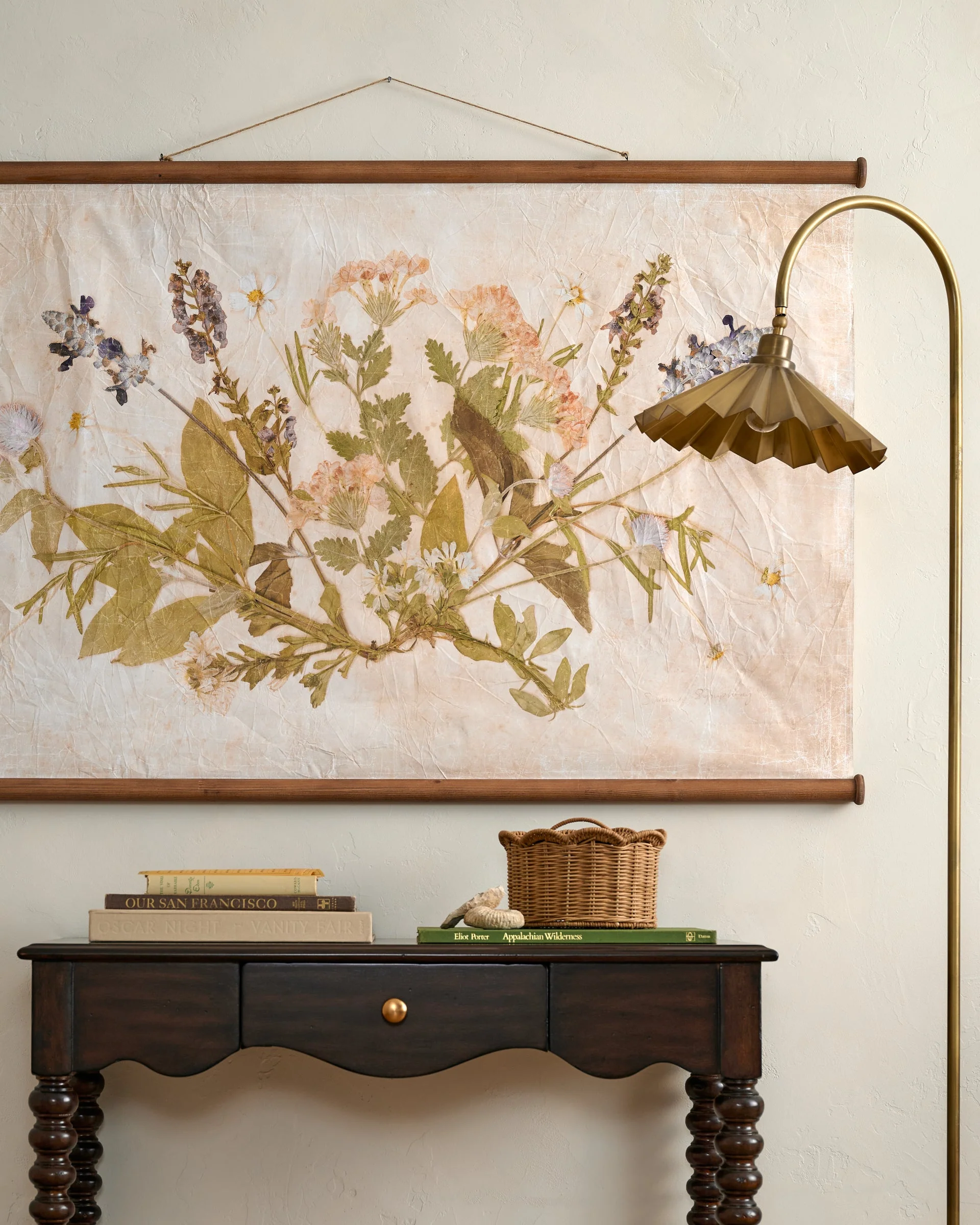 Jo's Hand Pressed Herbarium Tapestry - Seasonal Symphony