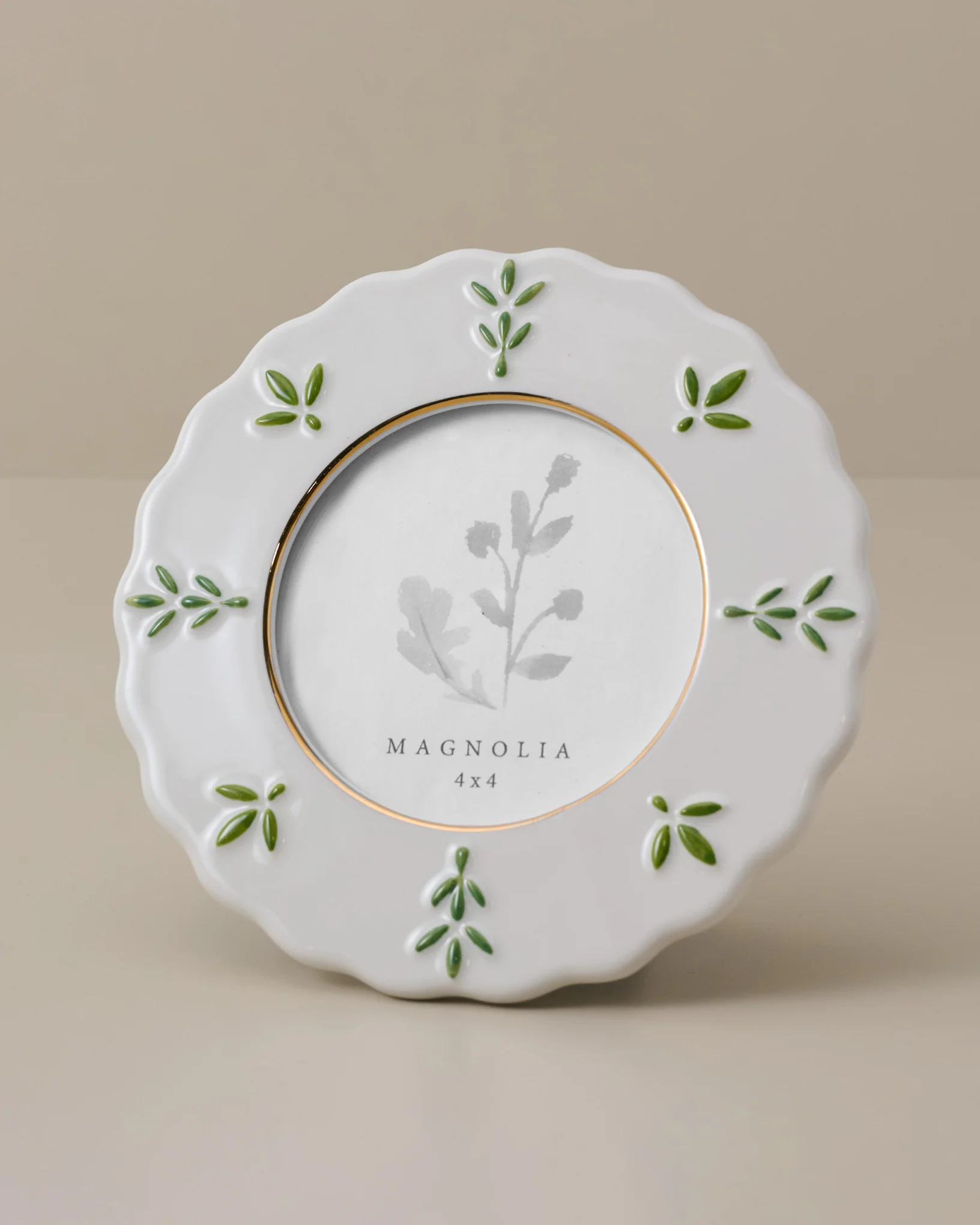 Round Ceramic Juliet Photo Frame