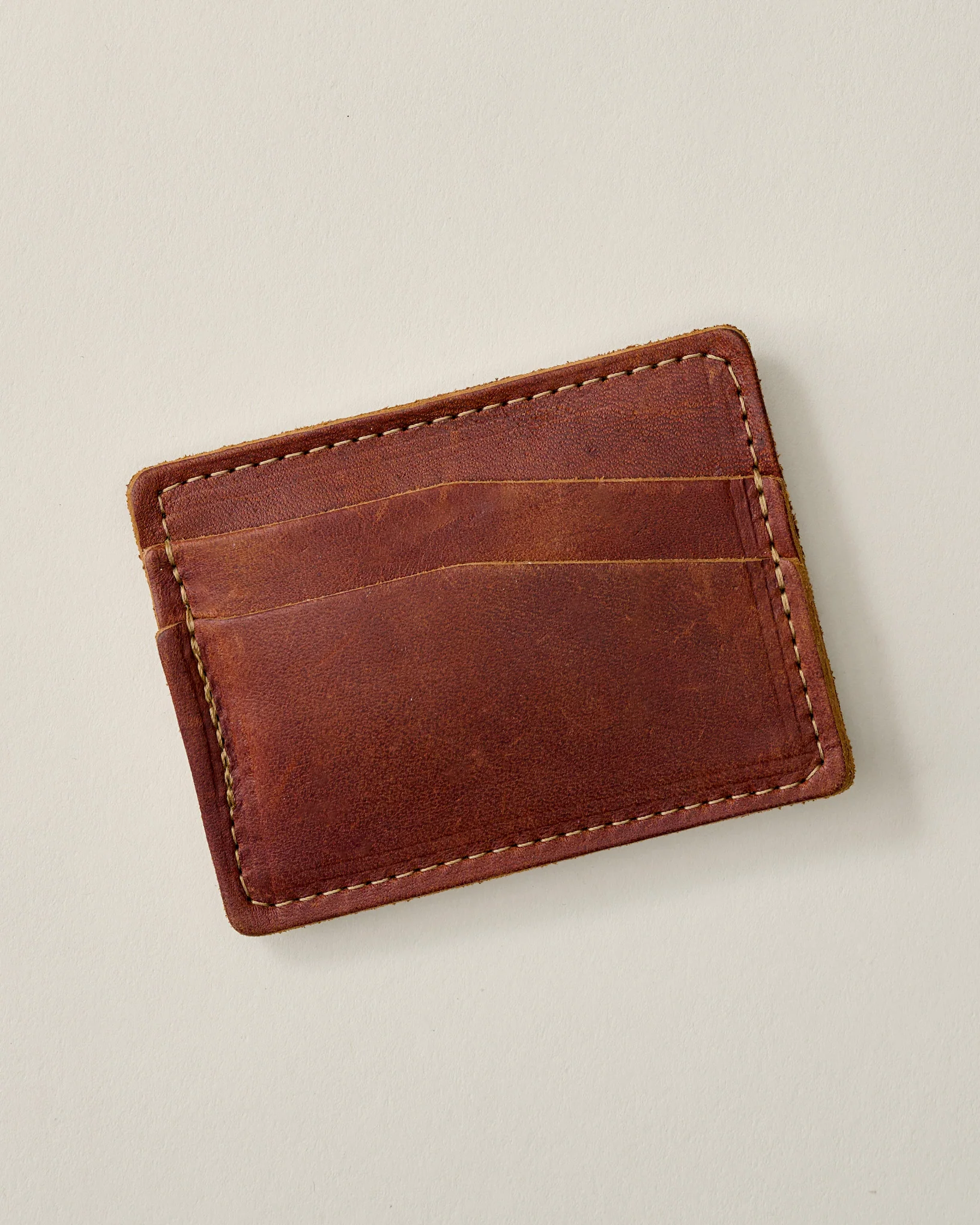 The Levi Fine Leather Horizontal Magnetic Money Clip Wallet